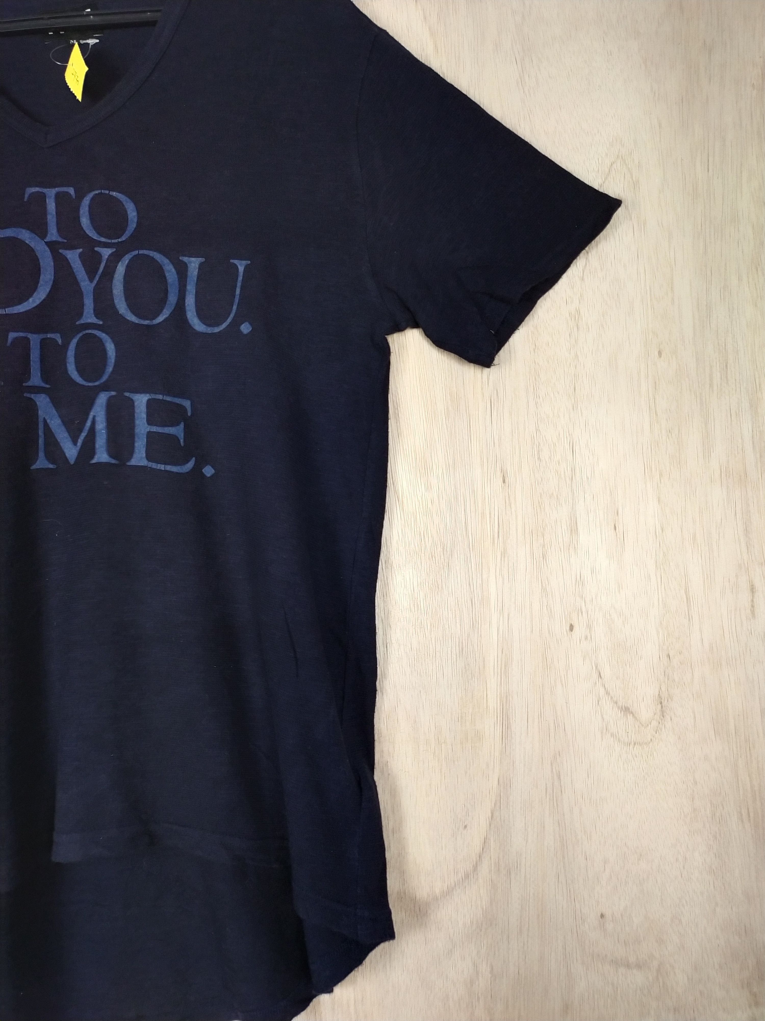 Japanese Brand DL PPFM dark blue Tshirt #2770 Size M / US 6-8 / IT 42-44 - 5 Thumbnail