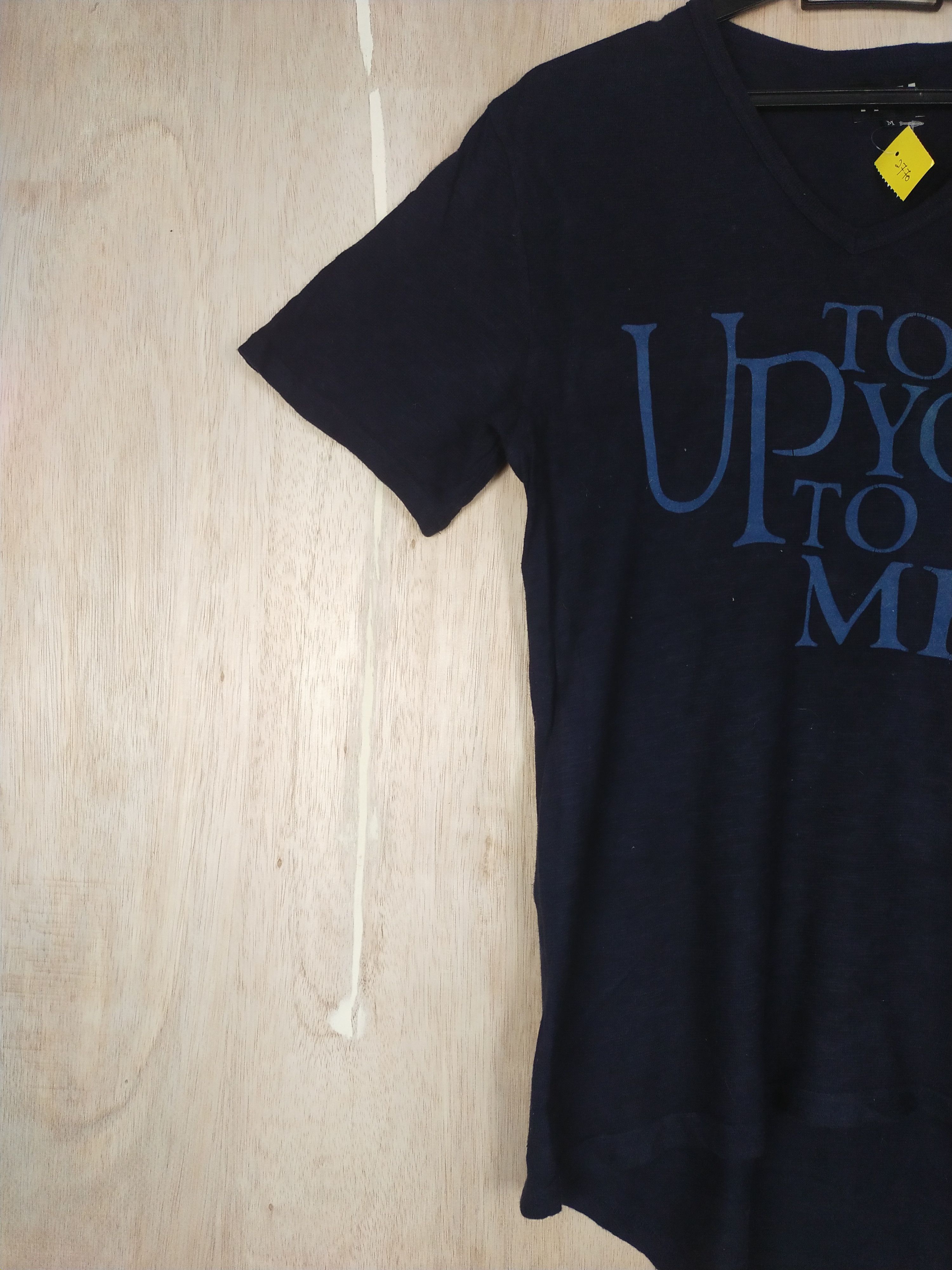 Japanese Brand DL PPFM dark blue Tshirt #2770 Size M / US 6-8 / IT 42-44 - 3 Thumbnail