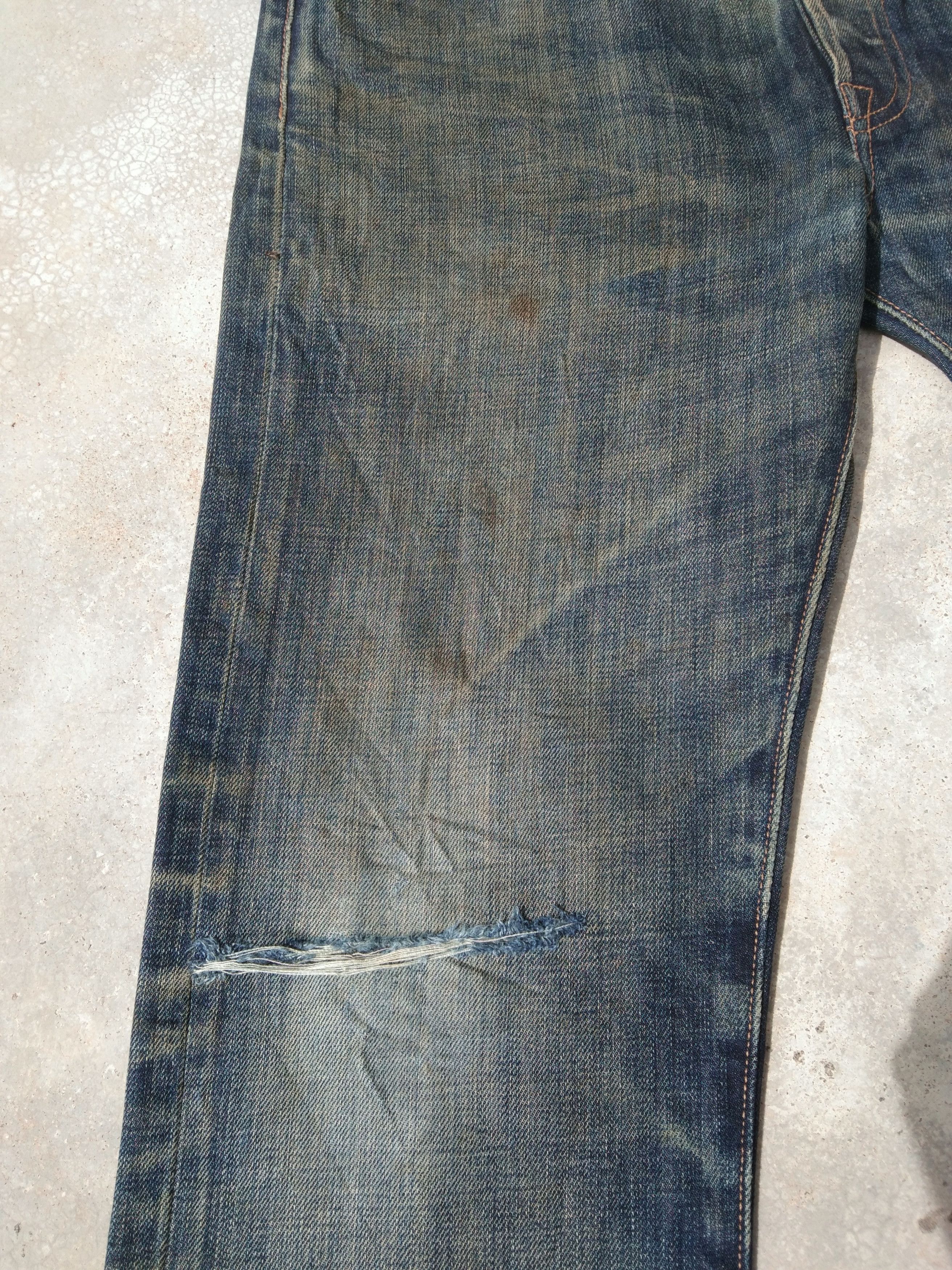 Levi's Vintage Levi's 501 Rusty Wash Distressed Jeans 32x30 Size US 32 / EU 48 - 7 Thumbnail