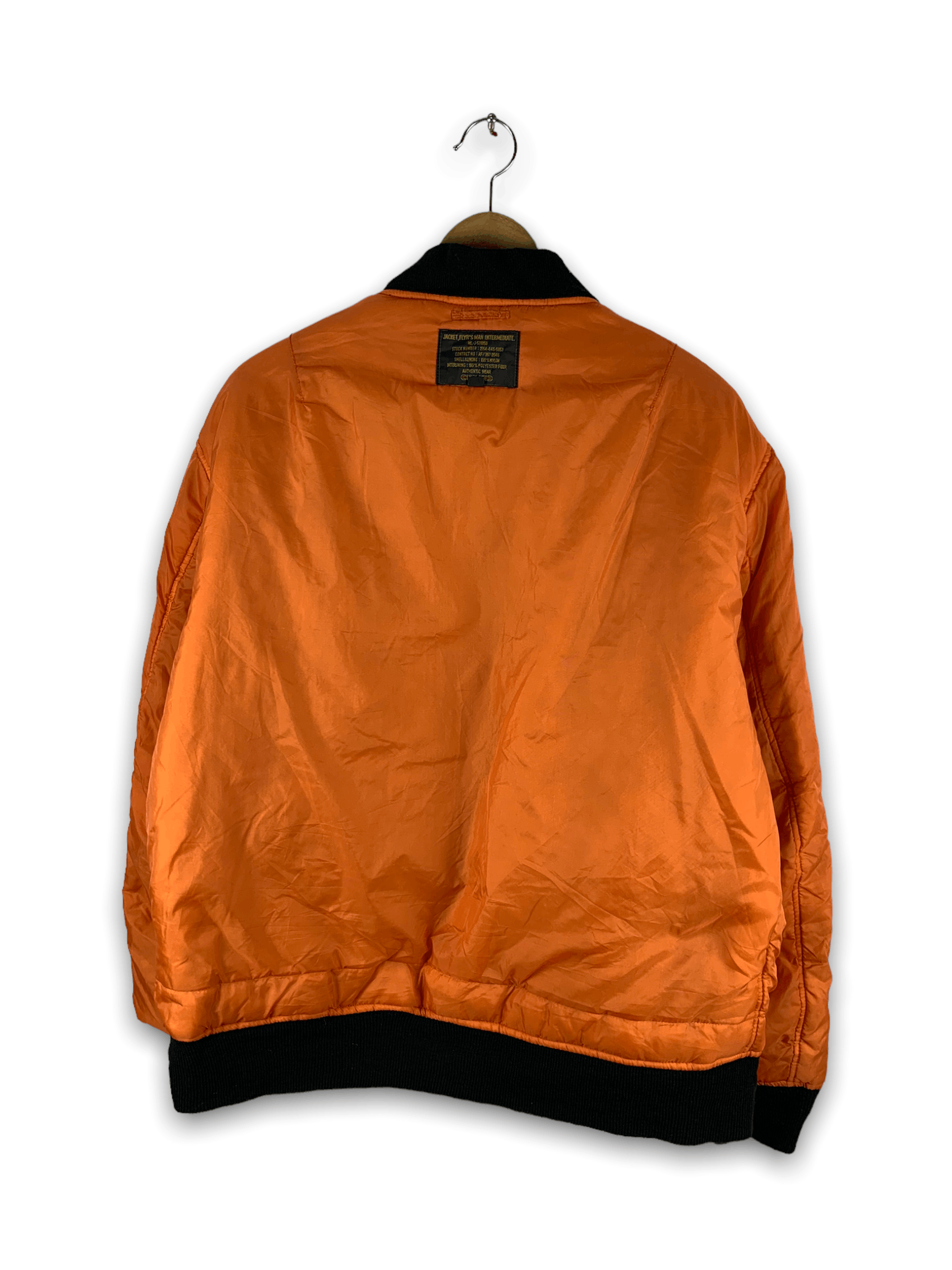 Vintage Rare! Black Flight Jacket Reversible Military Army Size US L / EU 52-54 / 3 - 4 Thumbnail