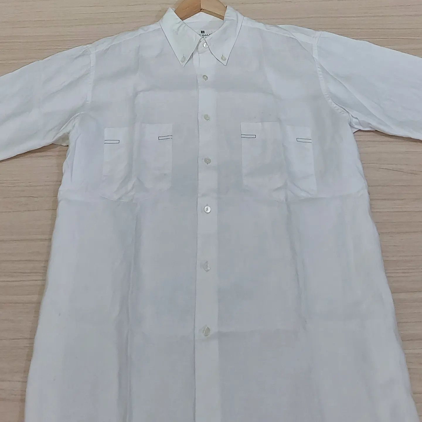 Pierre Balmain × Vintage Vintage Pierre Balmain Paris Shirt Size US L / EU 52-54 / 3 - 2 Thumbnail