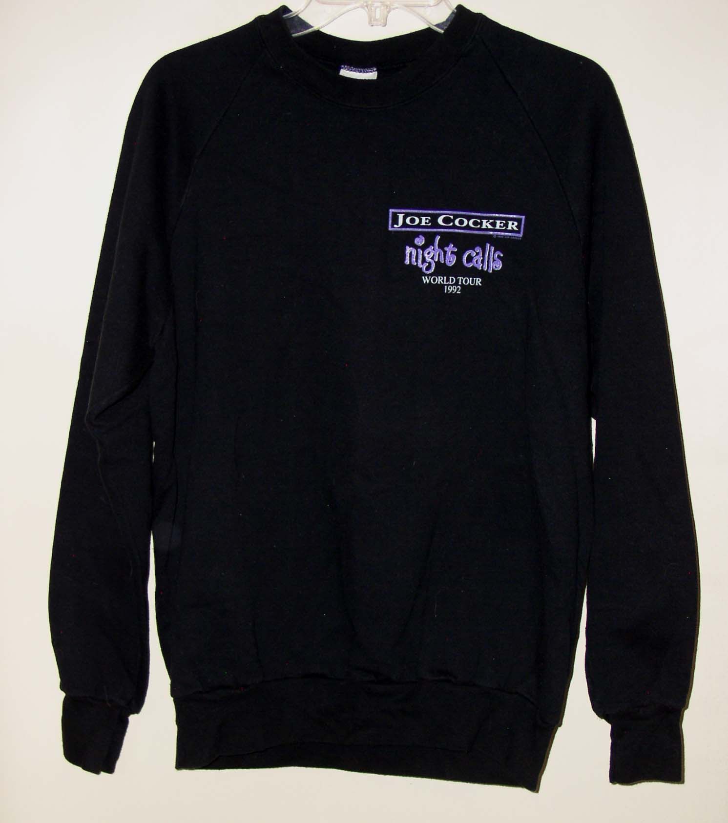 Joe Cocker Concert Sweatshirt Vintage 1992 Night Calls