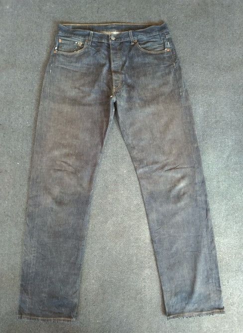 Levi's Vintage Levi's 501 Straight Leg Dirty Distressed Jeans 36x34 Size US 36 / EU 52 - 1 Thumbnail