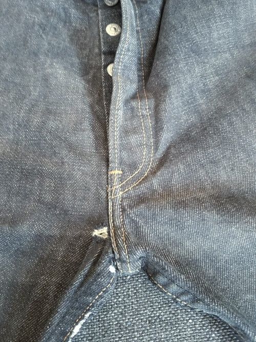 Levi's Vintage Levi's 501 Straight Leg Dirty Distressed Jeans 36x34 Size US 36 / EU 52 - 8 Thumbnail
