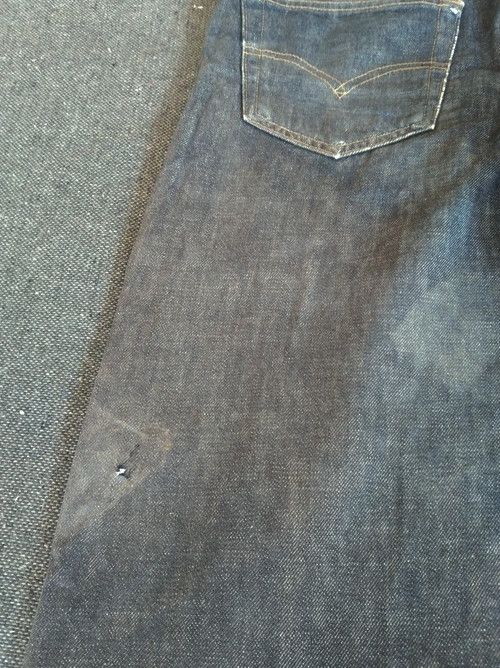 Levi's Vintage Levi's 501 Straight Leg Dirty Distressed Jeans 36x34 Size US 36 / EU 52 - 4 Thumbnail