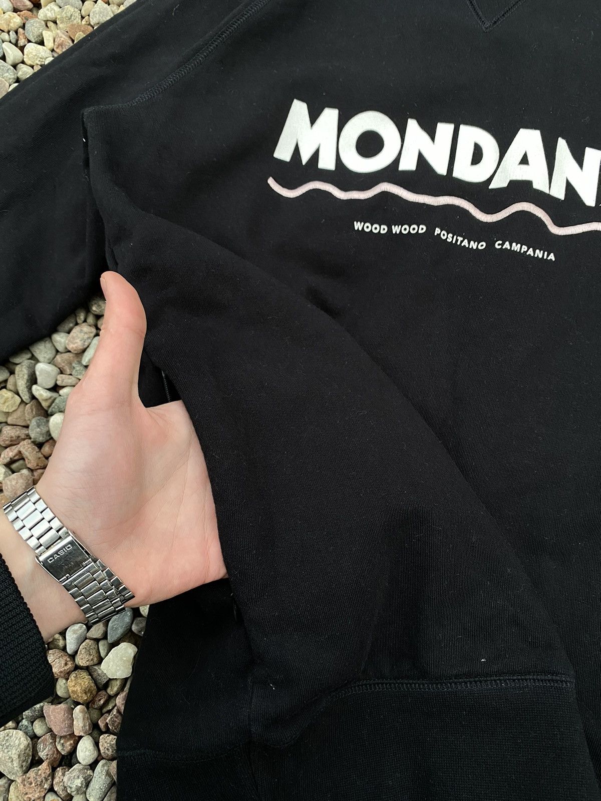 Wood Wood Wood Wood Mondano sweatshirt with pocket Size US S / EU 44-46 / 1 - 7 Thumbnail