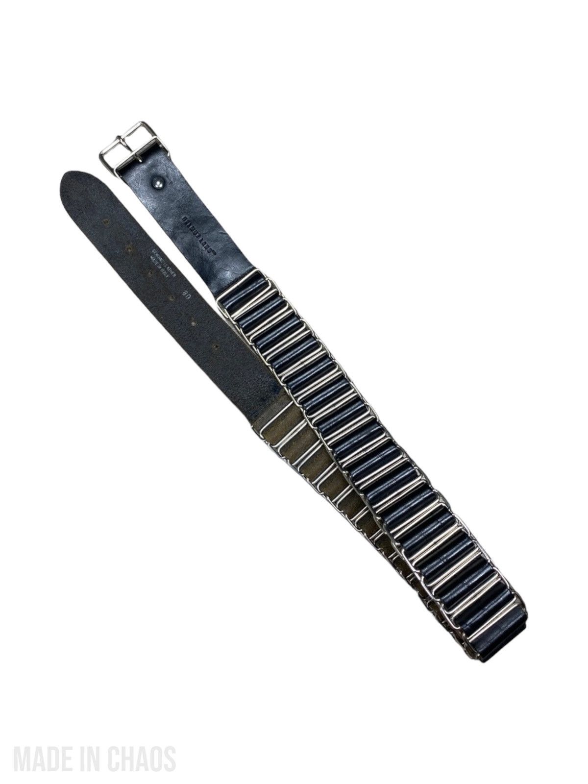 Helmut Lang AW98 Chain Leather Belt