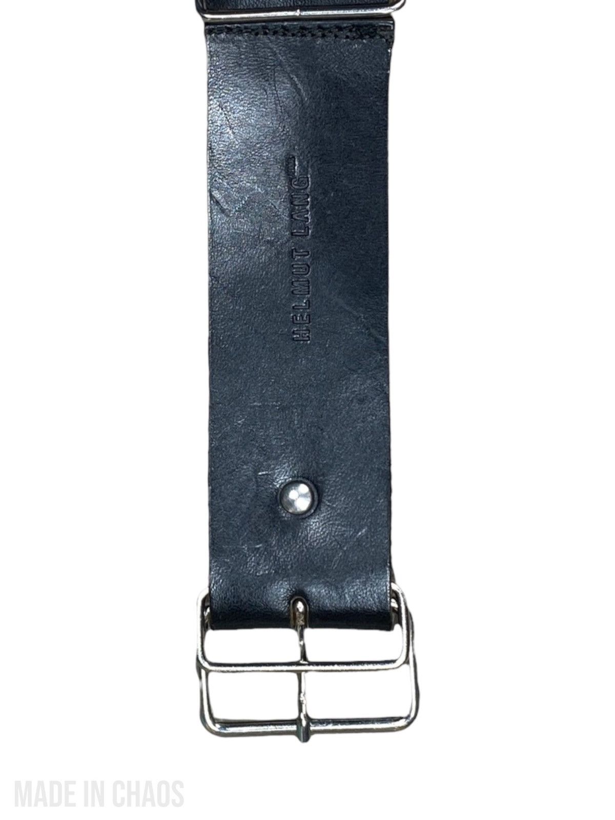 小物 HELMUT LANG AW98 Canvas chain belt Pre-owned Helmut Lang Aw98 Chain Belt In Black | ModeSens