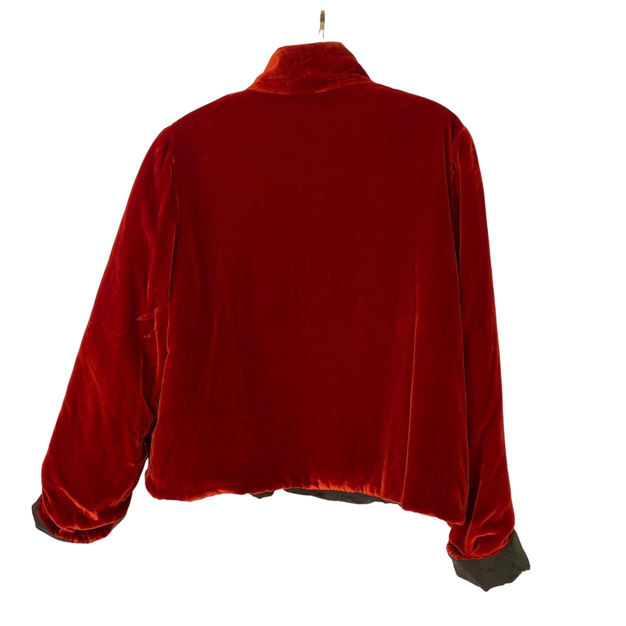 Vintage Vintage Womens Reversible Jacket Size Large Velvet Orange Size L / US 10 / IT 46 - 16 Preview