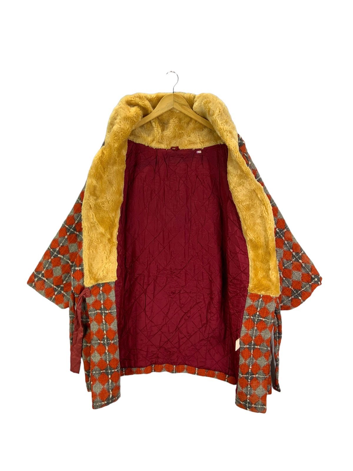 Japanese Brand Vintage Kimino Japanese Brand Checkred Traditional Design Size US XL / EU 56 / 4 - 2 Thumbnail