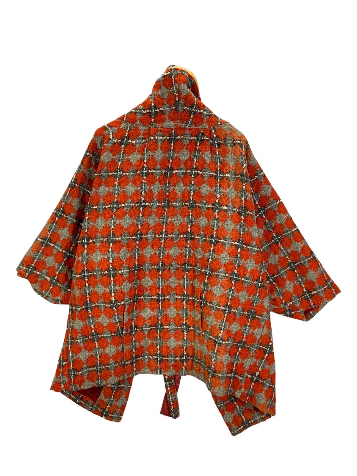 Japanese Brand Vintage Kimino Japanese Brand Checkred Traditional Design Size US XL / EU 56 / 4 - 3 Thumbnail