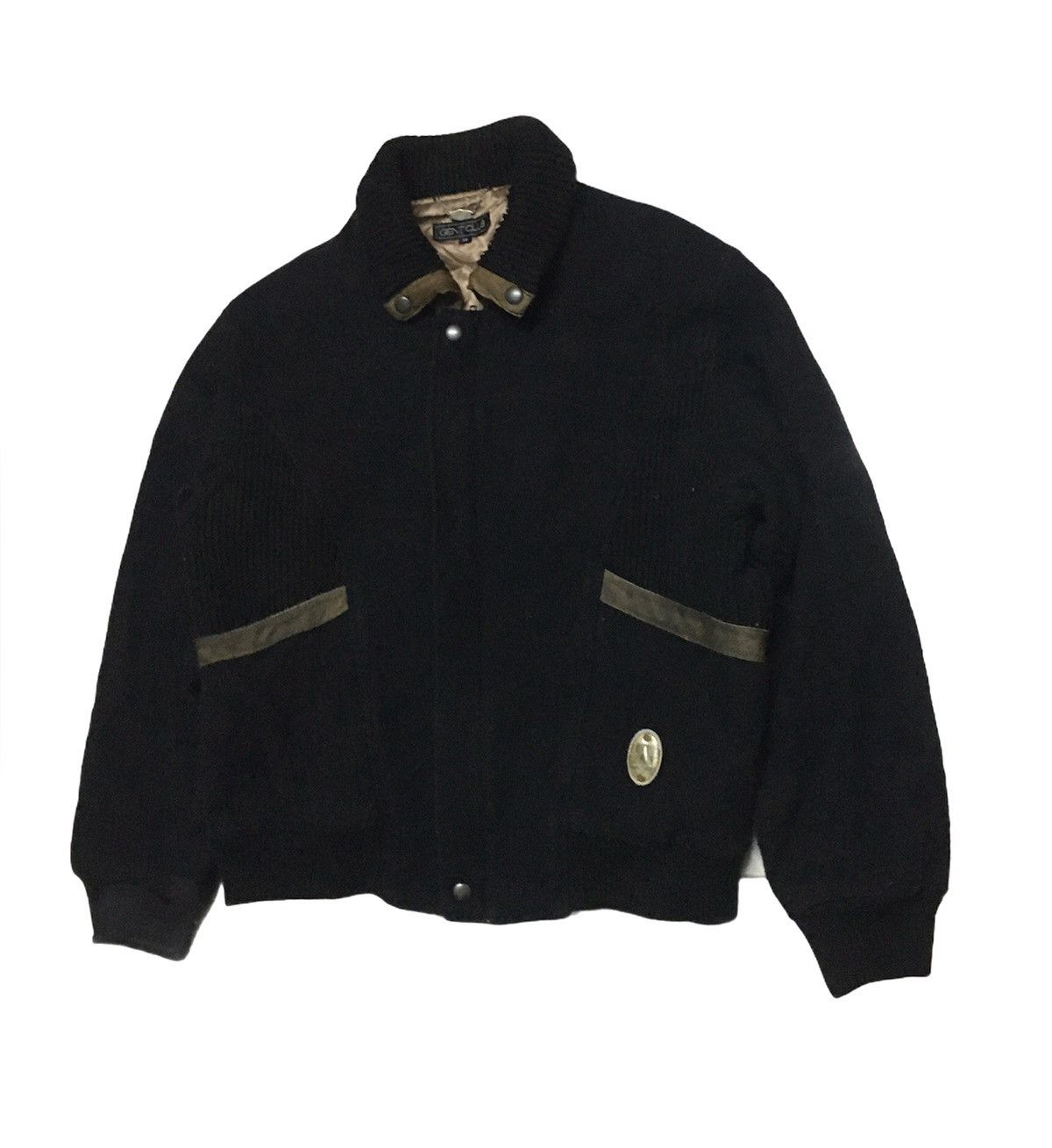 Vintage Japanese Brand GENT CLUB Wool Bomber Jacket
