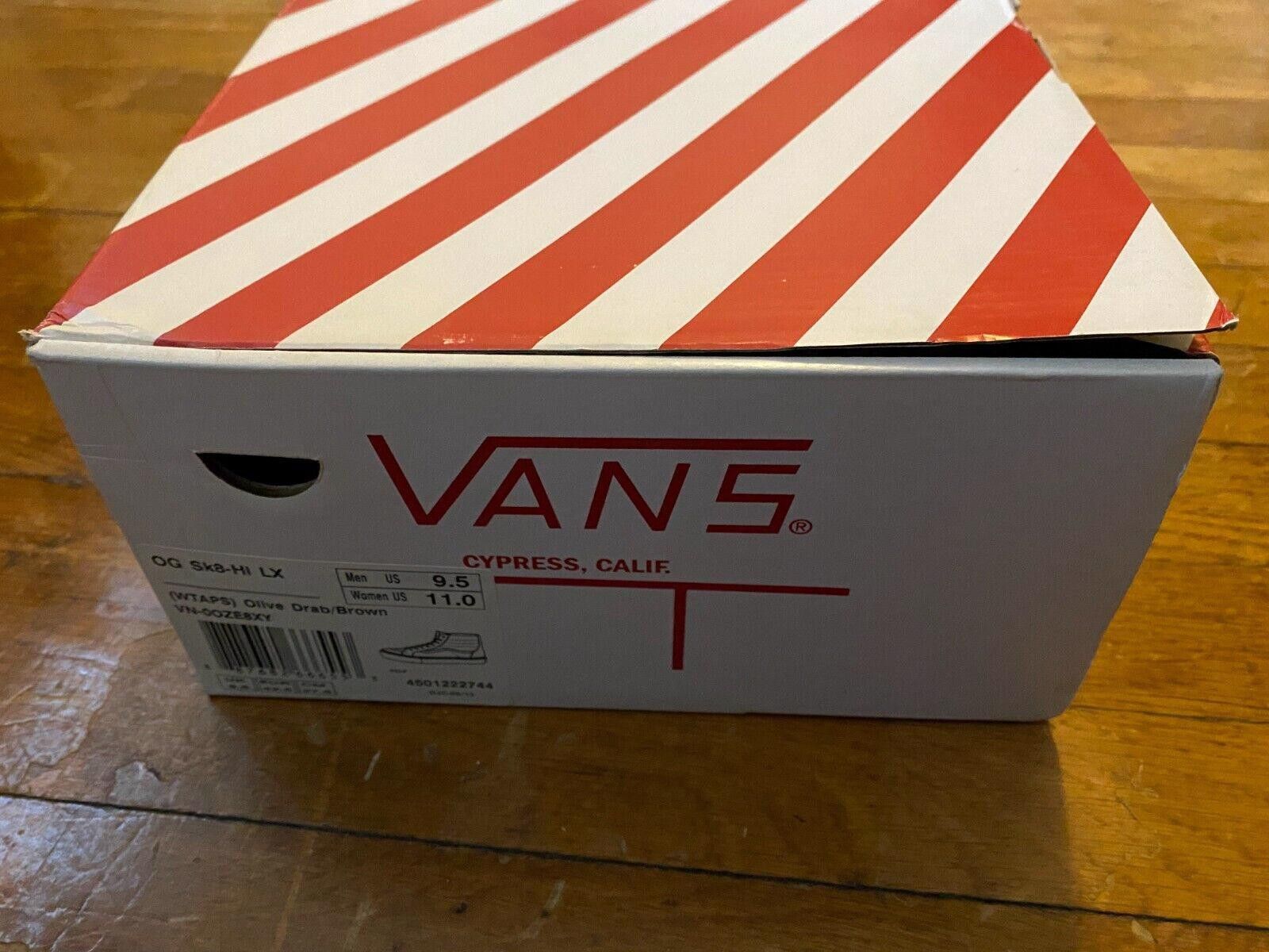 Vans Vans Wtaps Sk8 Hi Olive Drab Size 9.5 Size US 9.5 / EU 42-43 - 8 Thumbnail