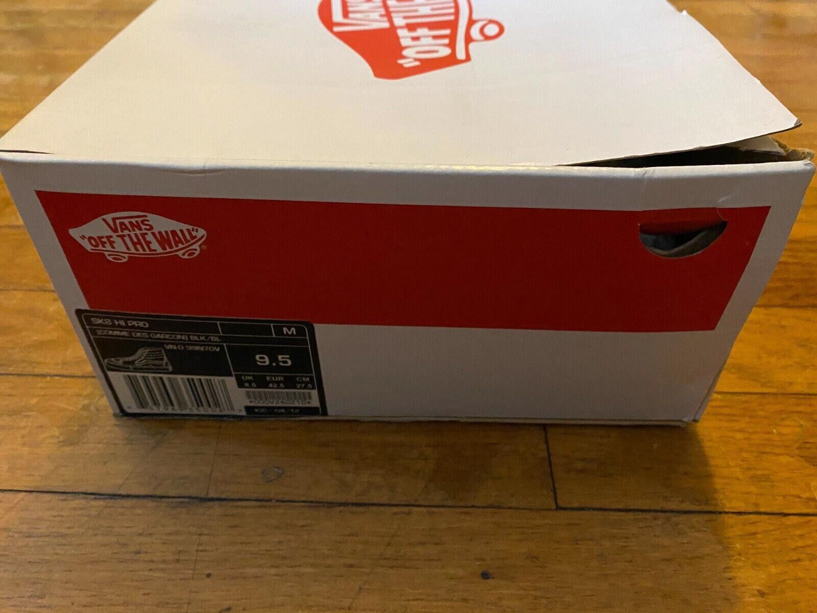 Vans Supreme x Comme Des Garcons Shirt x Vans Sk8 Hi Pro Size 9.5 Size US 9.5 / EU 42-43 - 8 Thumbnail