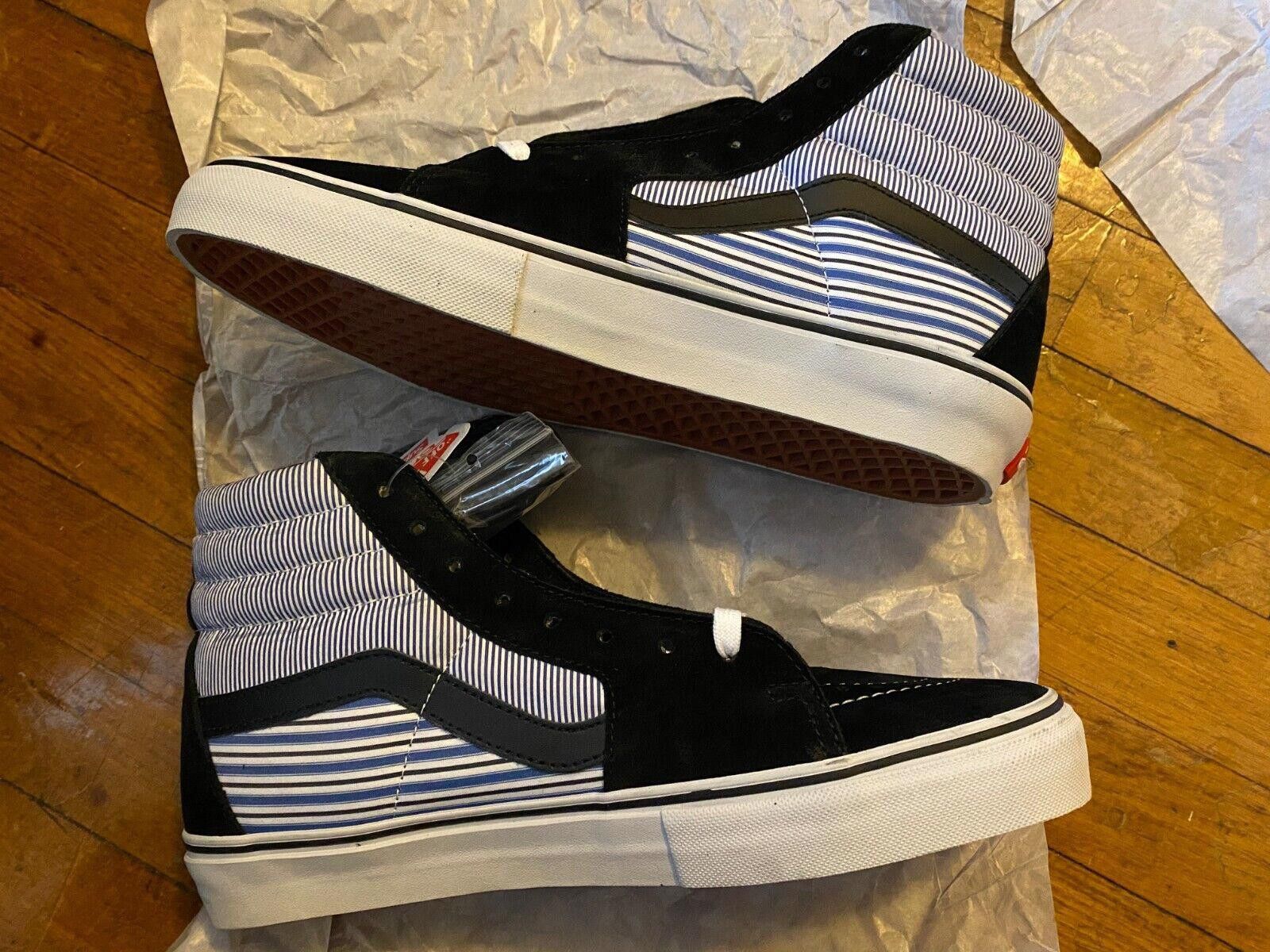 Vans Supreme x Comme Des Garcons Shirt x Vans Sk8 Hi Pro Size 9.5 Size US 9.5 / EU 42-43 - 6 Thumbnail