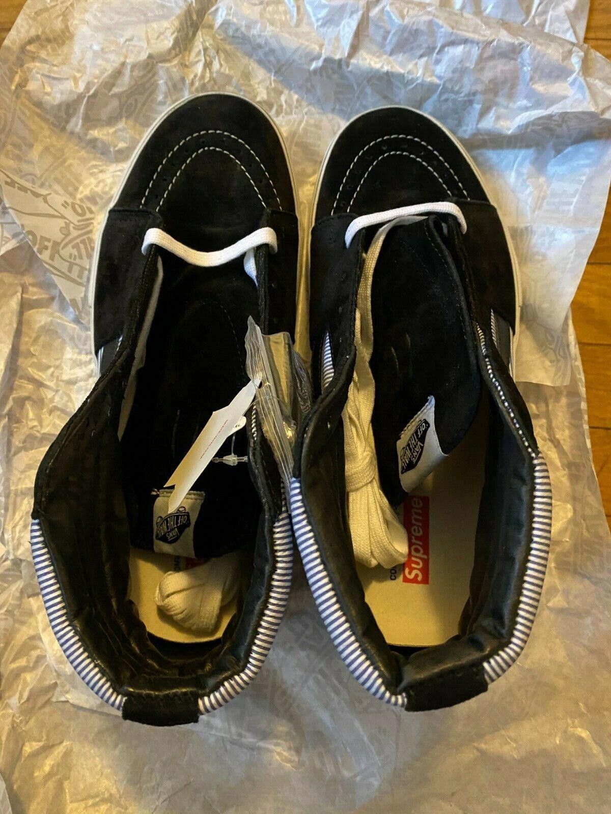 Vans Supreme x Comme Des Garcons Shirt x Vans Sk8 Hi Pro Size 9.5 Size US 9.5 / EU 42-43 - 3 Thumbnail