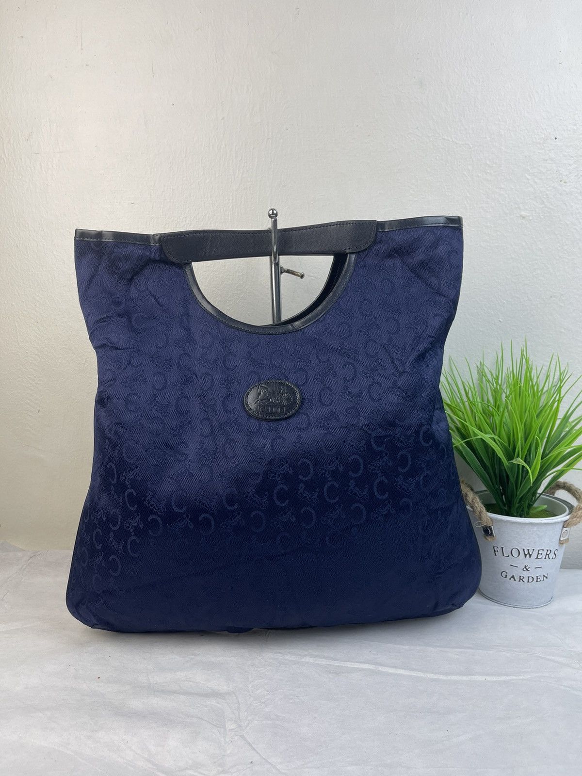 Celine Vintage Celine X Noevir Monogram tote Bag Size ONE SIZE - 2 Thumbnail
