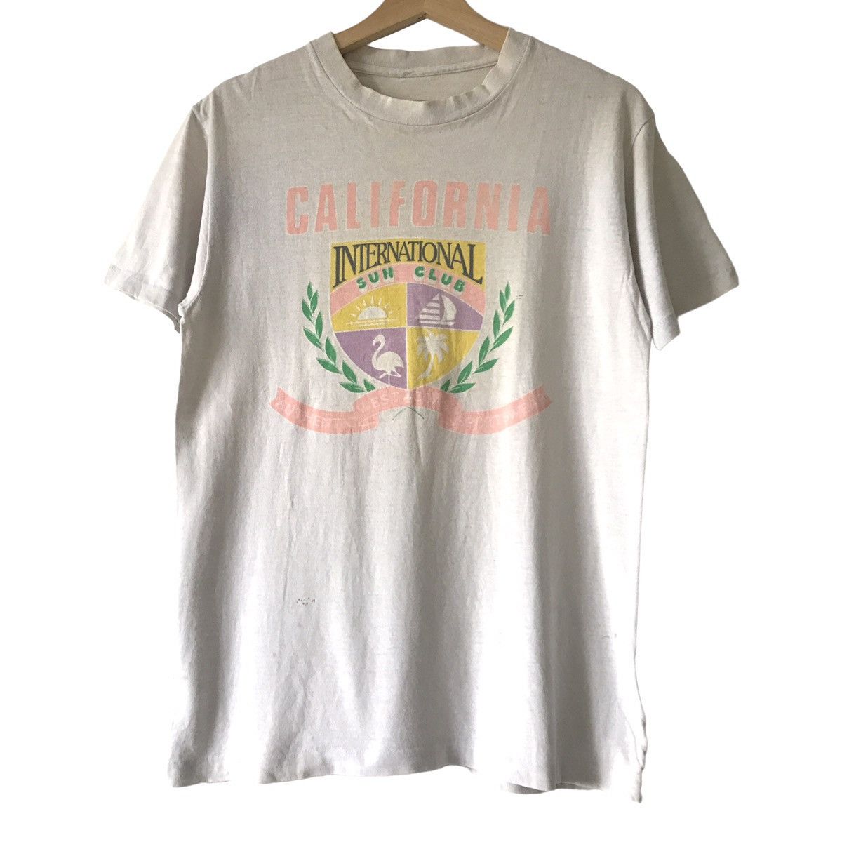 California Int. Sun Club Vintage 1980s Sports Tee