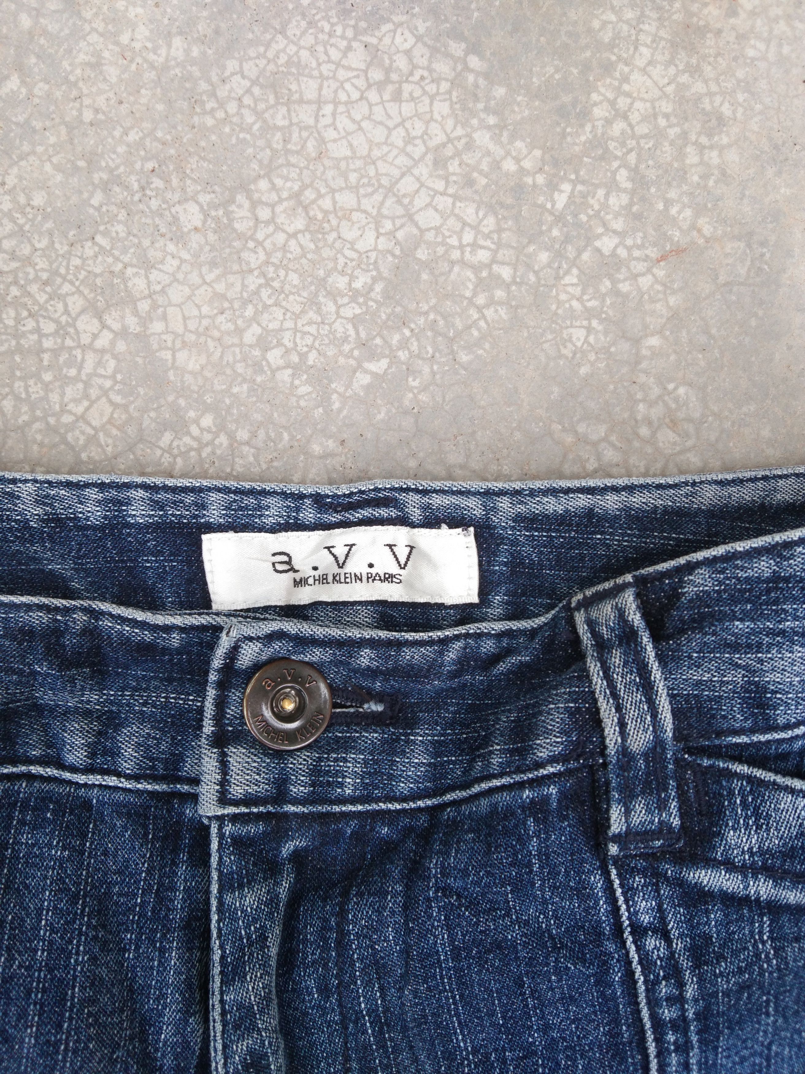 Michel Klein Vintage Faded Blue Michel Klein Boot Cut Jeans 27x28 Size US 27 - 4 Thumbnail