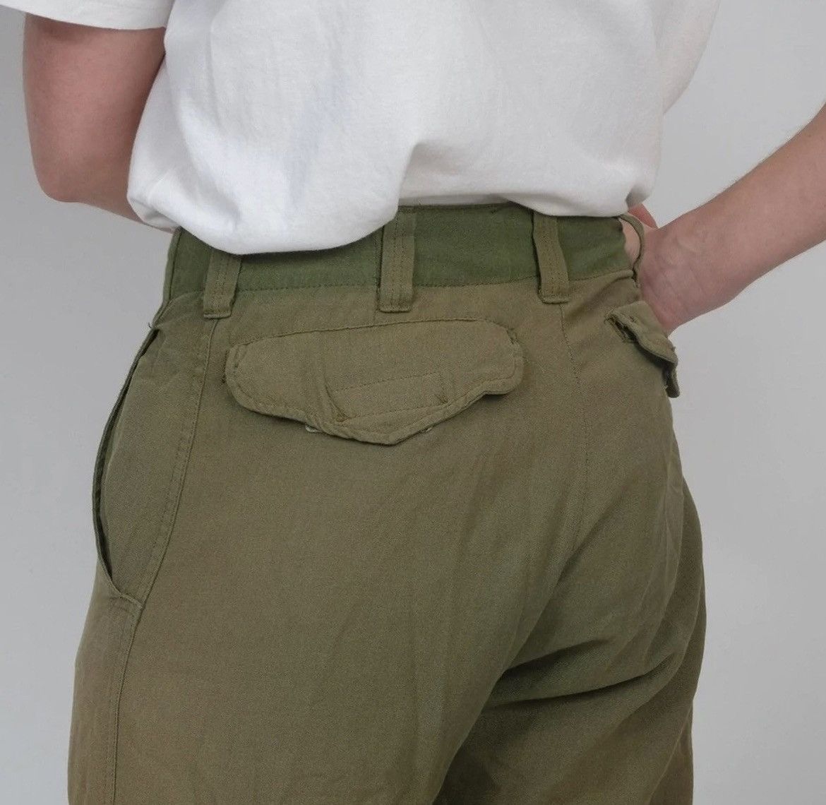Rare 80s Military Issue Army Green TacticalCargo Pants