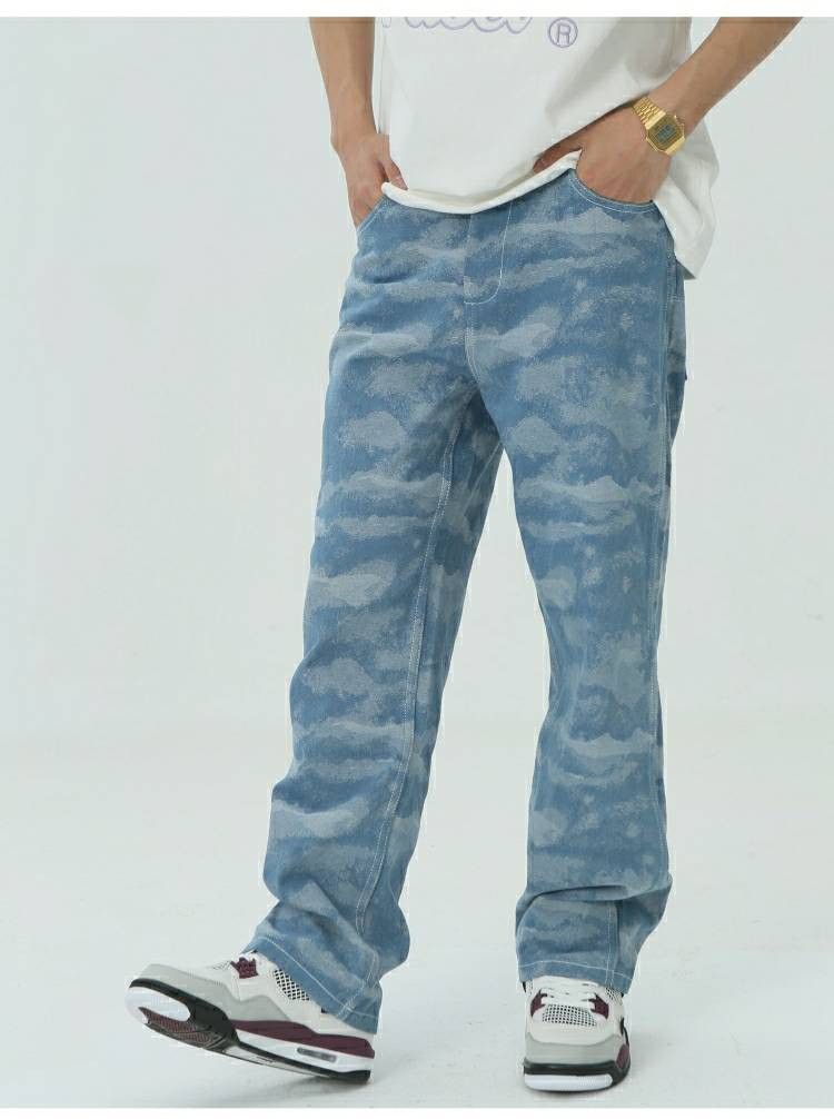 Analogie Bike Footie - White (Graphic Denim Collection)