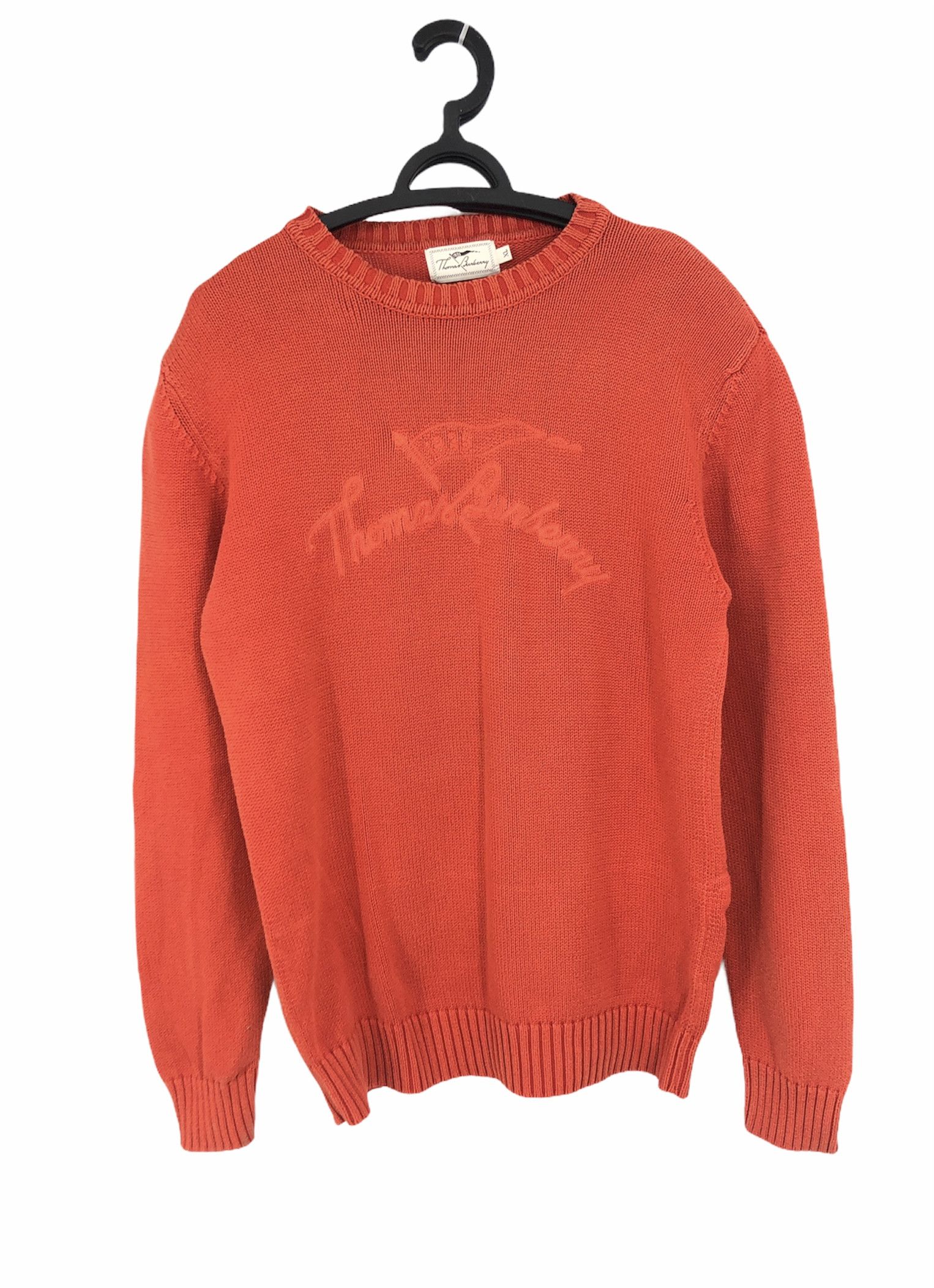 Burberry 🔥 heavy burberry big logo thomas sweater jumper L Size US L / EU 52-54 / 3 - 1 Thumbnail