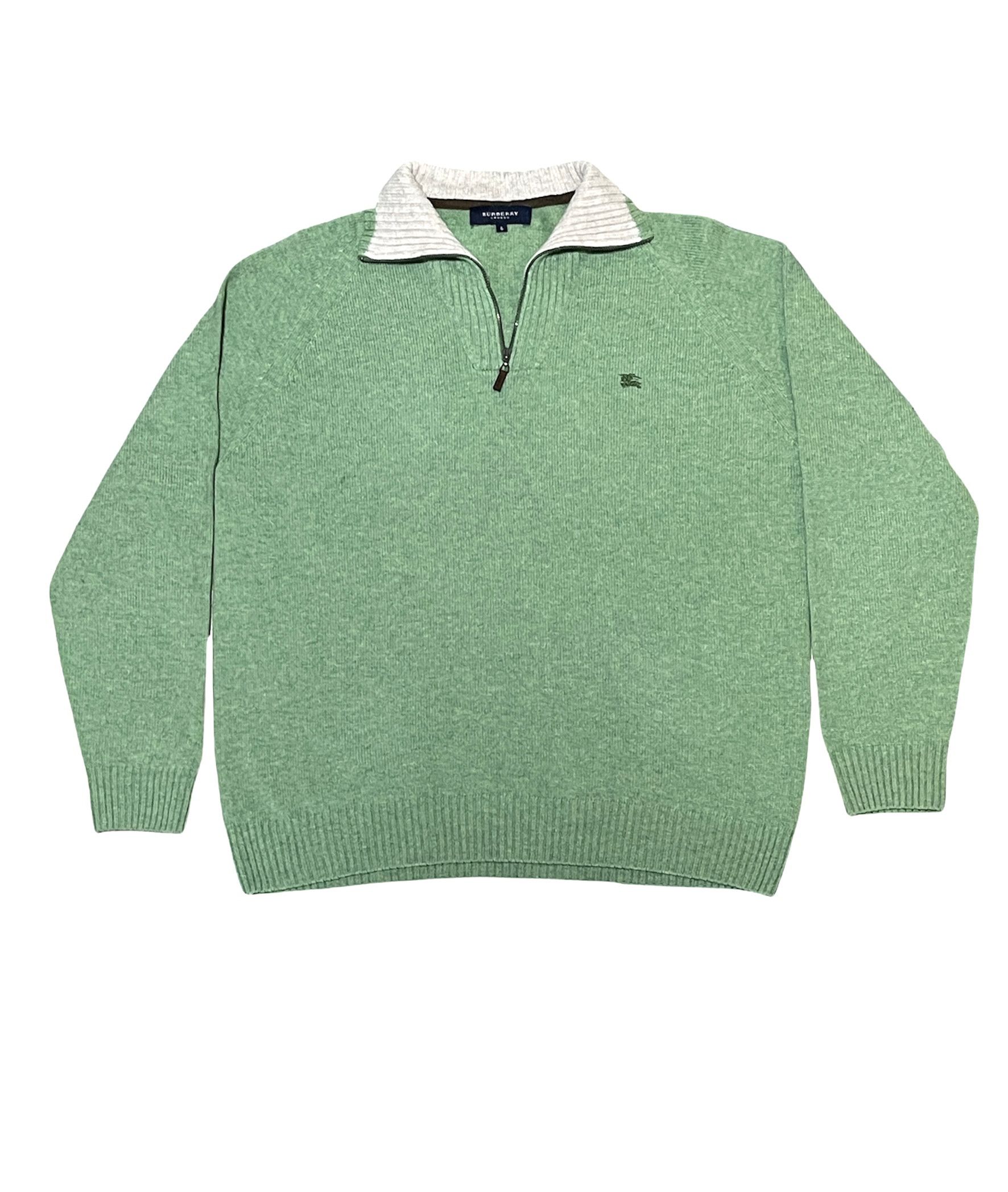 Burberry Burberry jumper halfzip size L wool Size US L / EU 52-54 / 3 - 2 Thumbnail