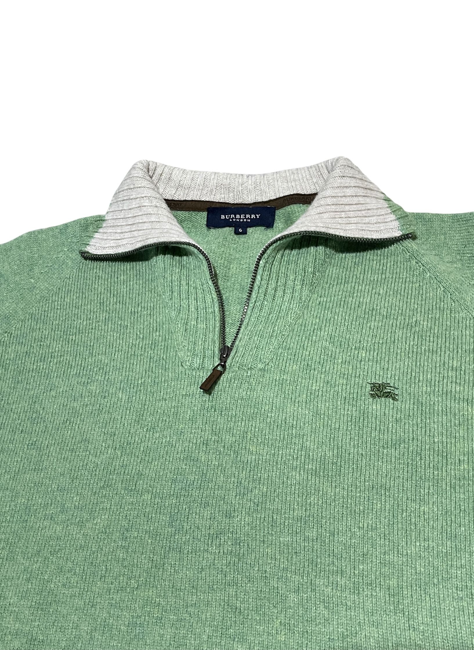Burberry Burberry jumper halfzip size L wool Size US L / EU 52-54 / 3 - 3 Thumbnail