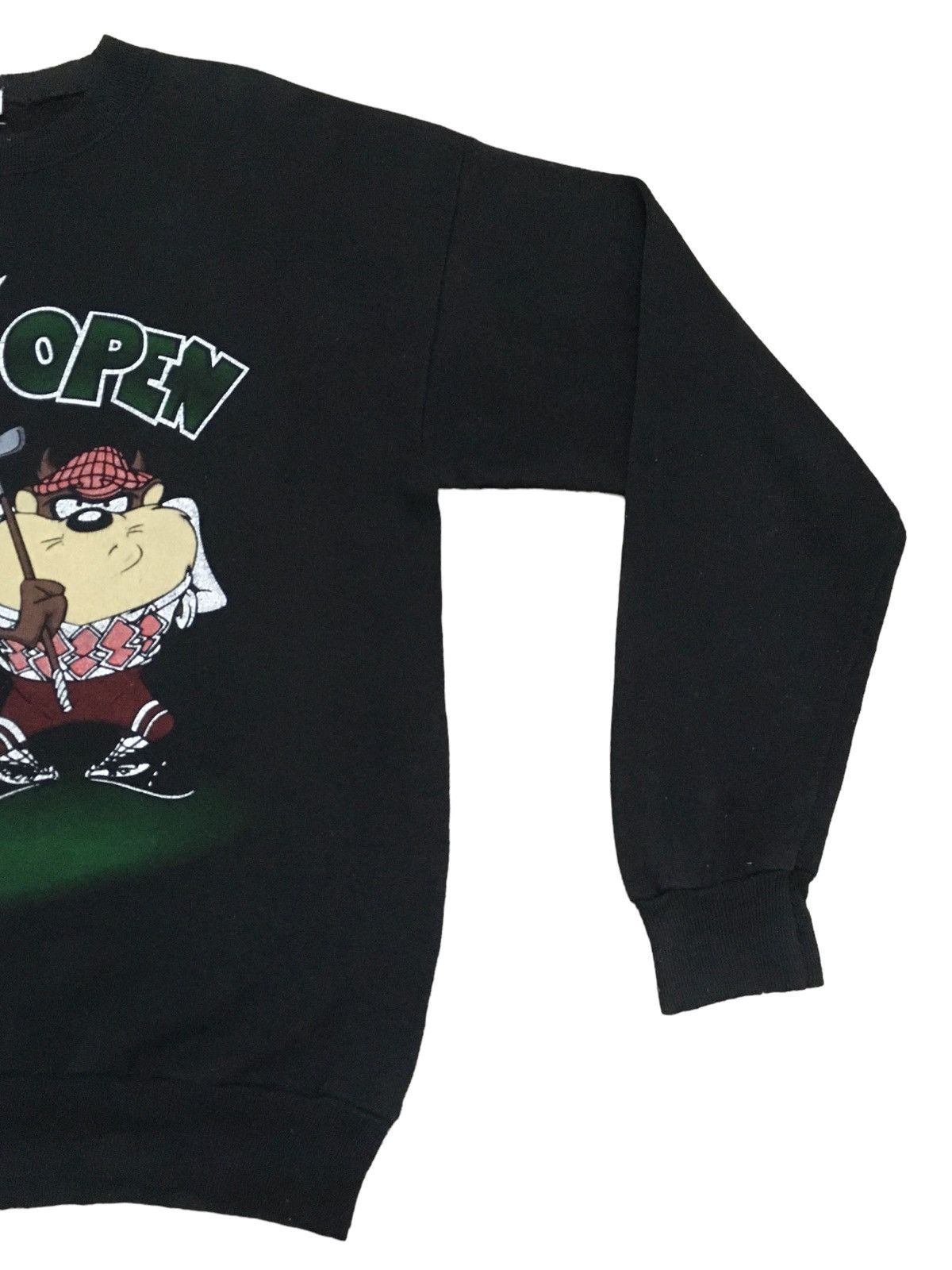 Vintage Rare Vintage Warner Bros Cartoon Tazmania Sweatshirt 1993s Size US L / EU 52-54 / 3 - 4 Thumbnail