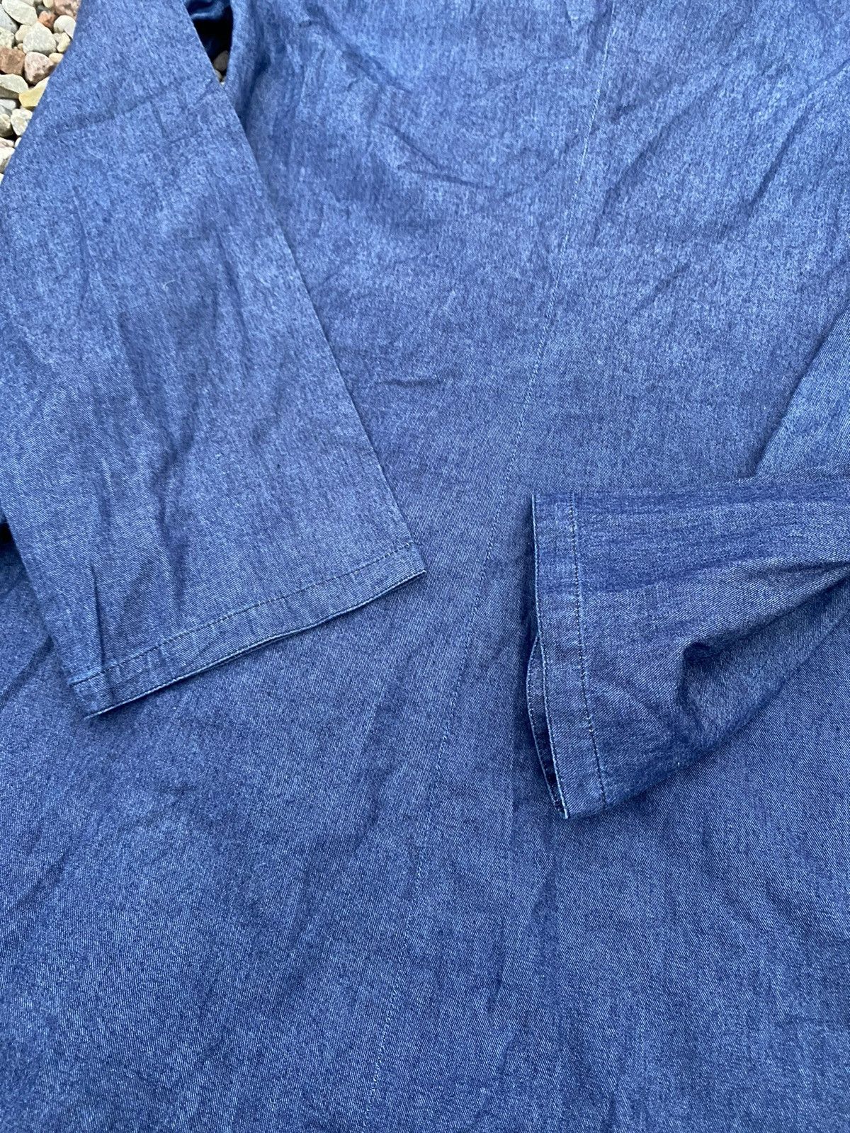 A.P.C. × Vintage A.P.C. Denim Dress With Pockets Vintage 90s Size S / US 4 / IT 40 - 11 Thumbnail