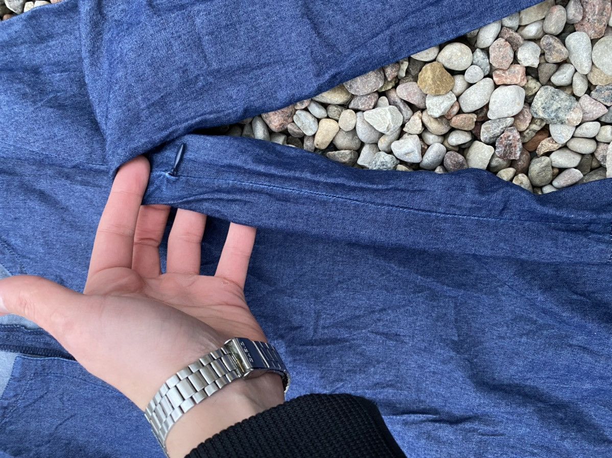 A.P.C. × Vintage A.P.C. Denim Dress With Pockets Vintage 90s Size S / US 4 / IT 40 - 6 Thumbnail
