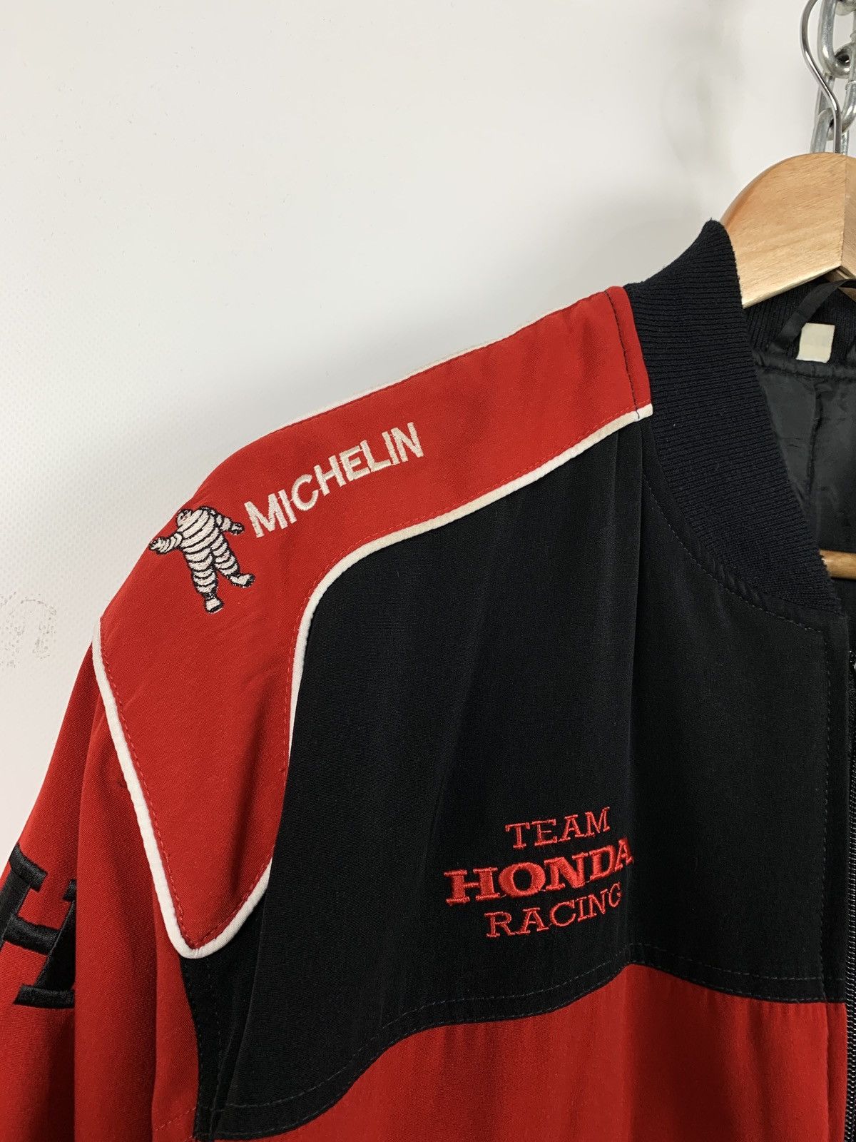 Formula 1 Vintage Honda Team Racing Michelin Bomber Jacket Size US XL / EU 56 / 4 - 10 Thumbnail