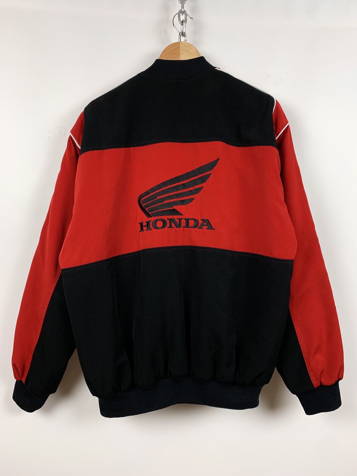 Formula 1 Vintage Honda Team Racing Michelin Bomber Jacket Size US XL / EU 56 / 4 - 2 Thumbnail