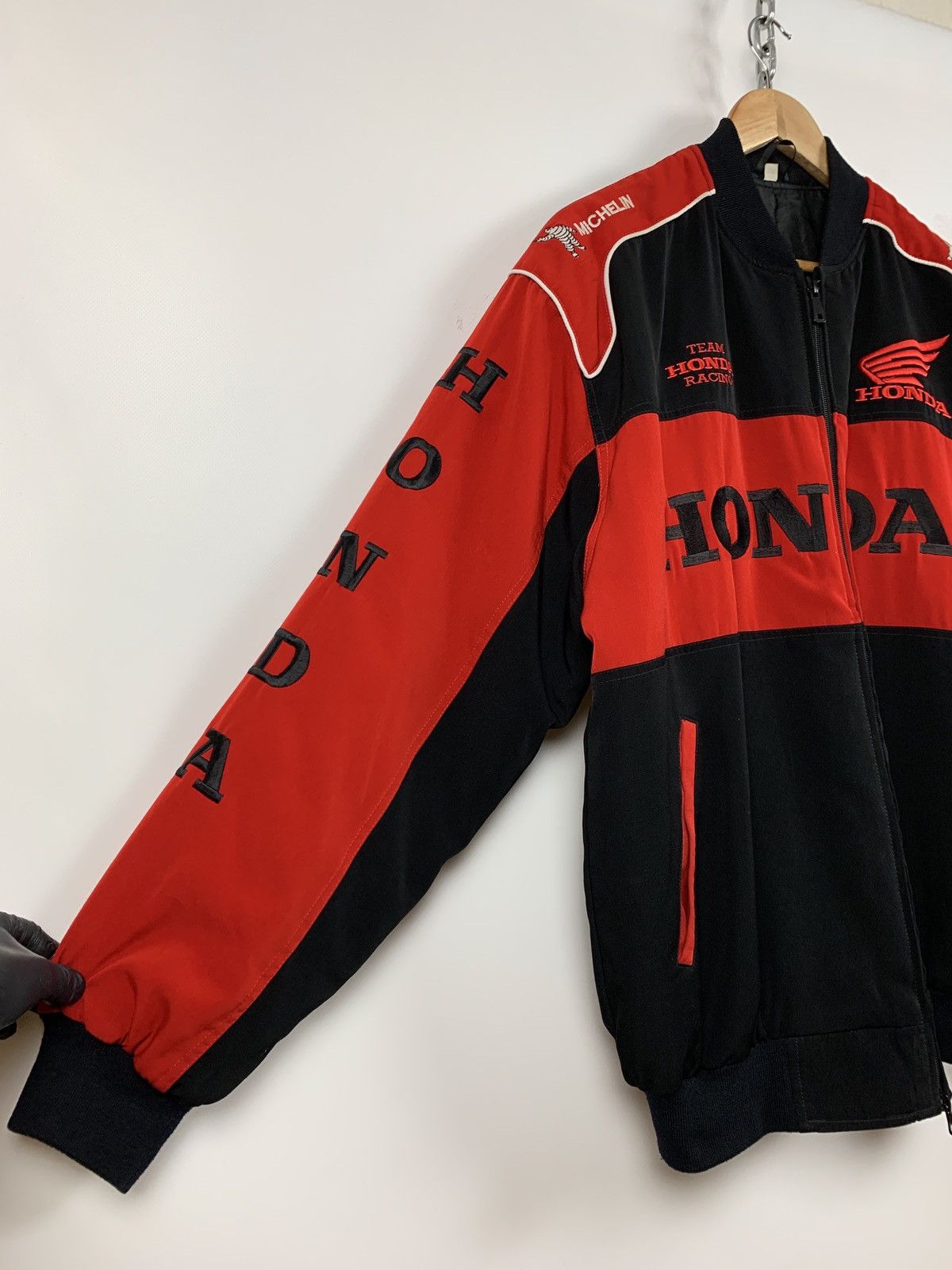 Formula 1 Vintage Honda Team Racing Michelin Bomber Jacket Size US XL / EU 56 / 4 - 13 Thumbnail