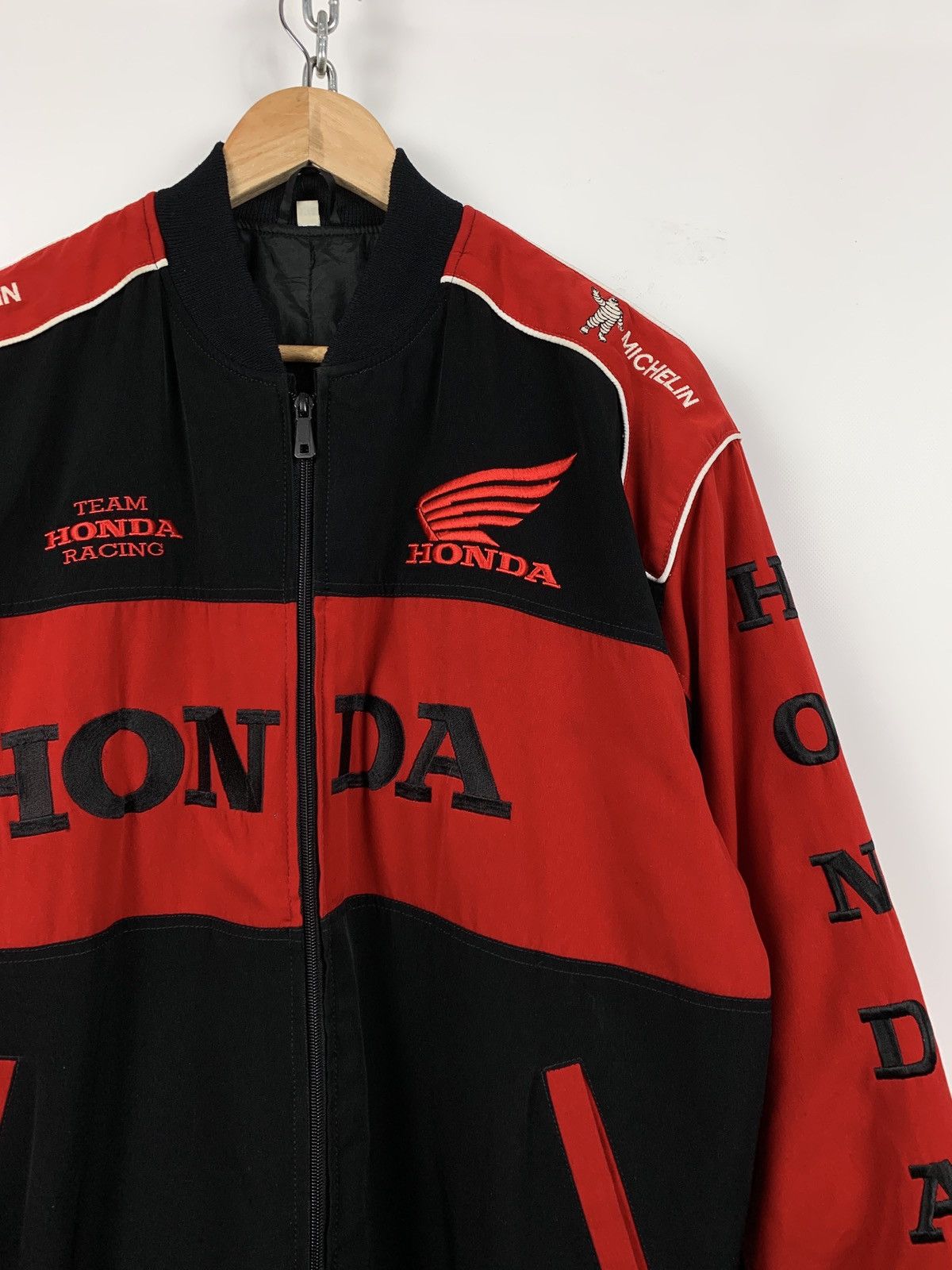 Formula 1 Vintage Honda Team Racing Michelin Bomber Jacket Size US XL / EU 56 / 4 - 6 Thumbnail