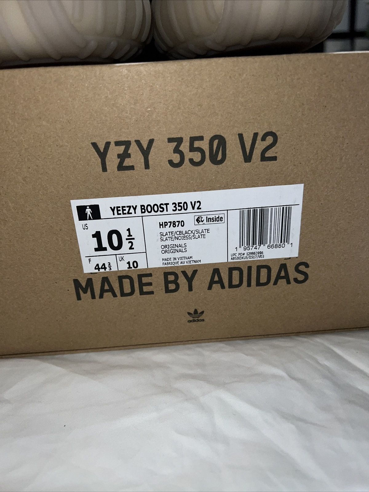 Adidas Adidas Yeezy Boost 350 V2 Slate Size US 10.5 / EU 43-44 - 5 Thumbnail