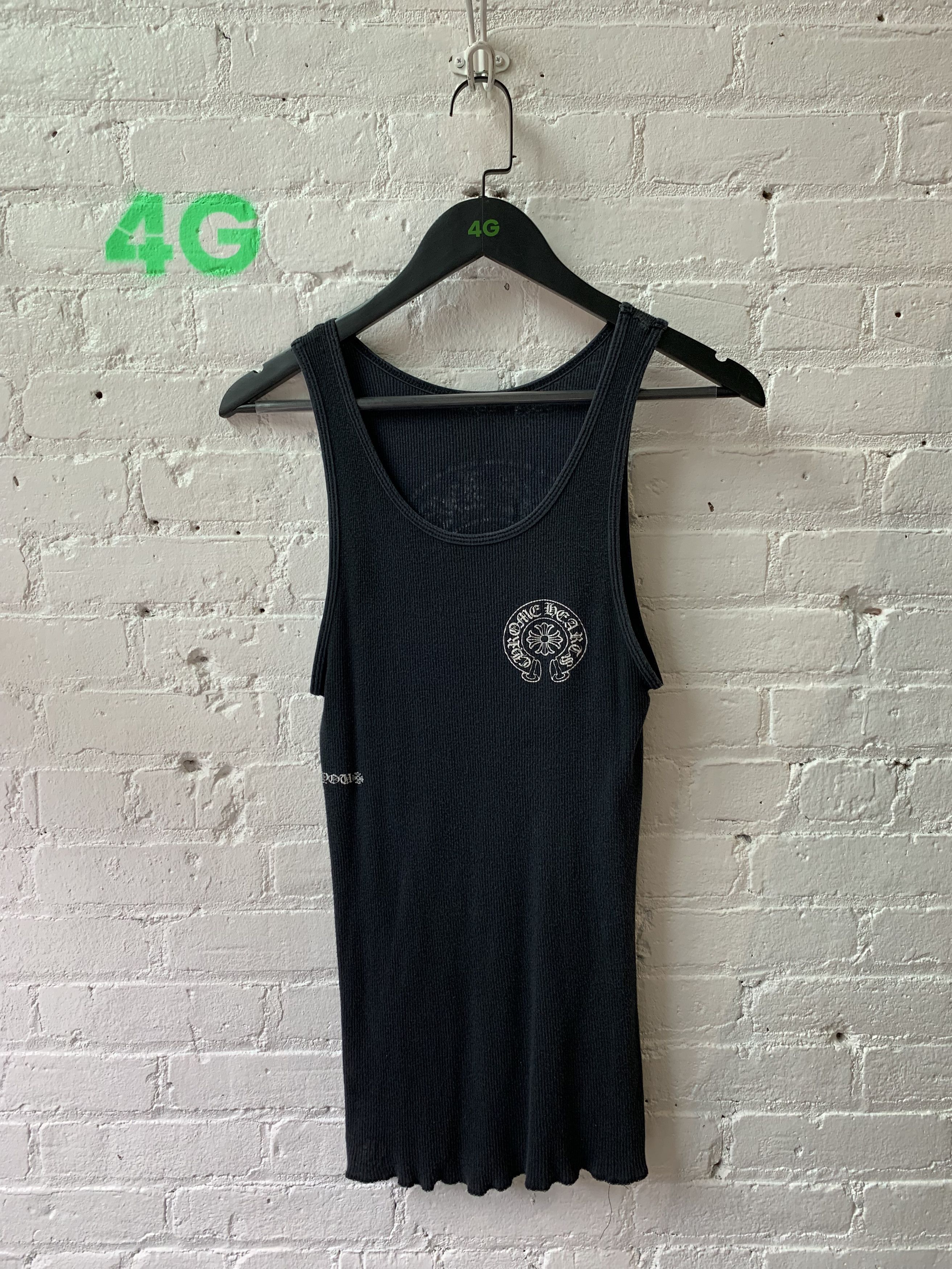 Chrome Hearts Chrome Hearts Black Banner side fuck you tank