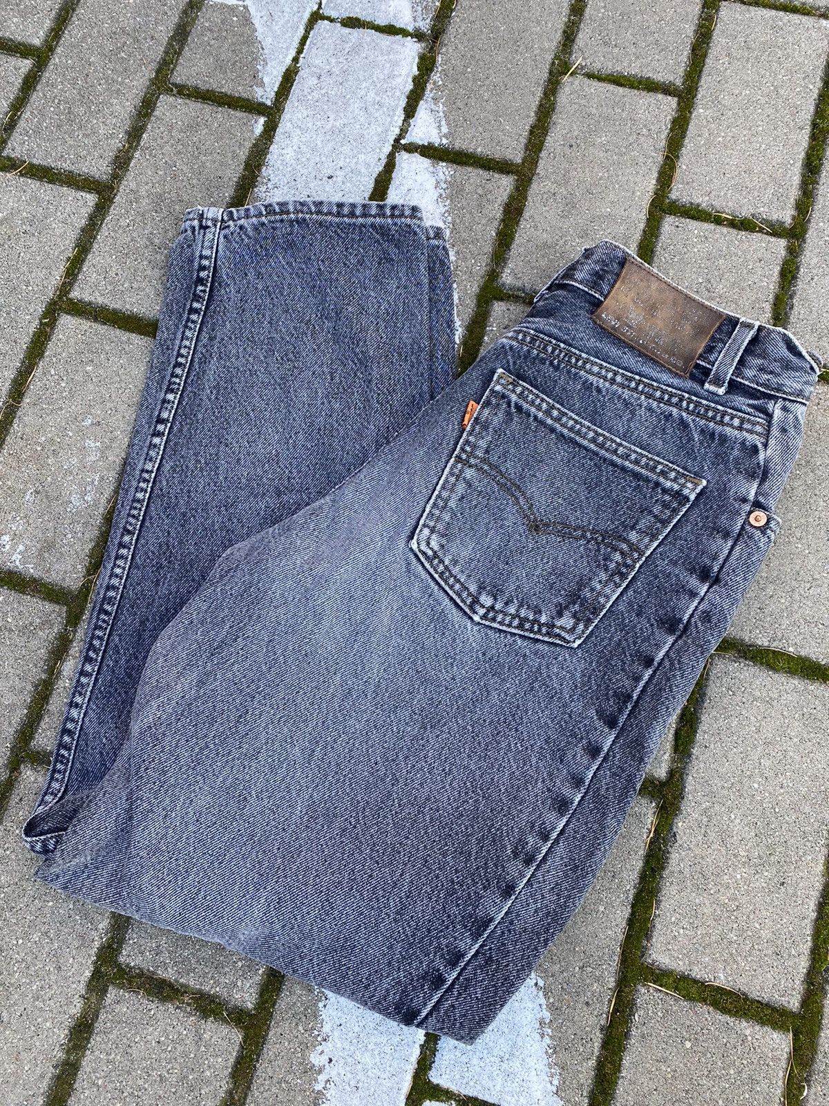 90'S Levi's 615-0219 Euro Model Orange Tab Tapered Denim Pants Men's W31 Vintage / eaa498100