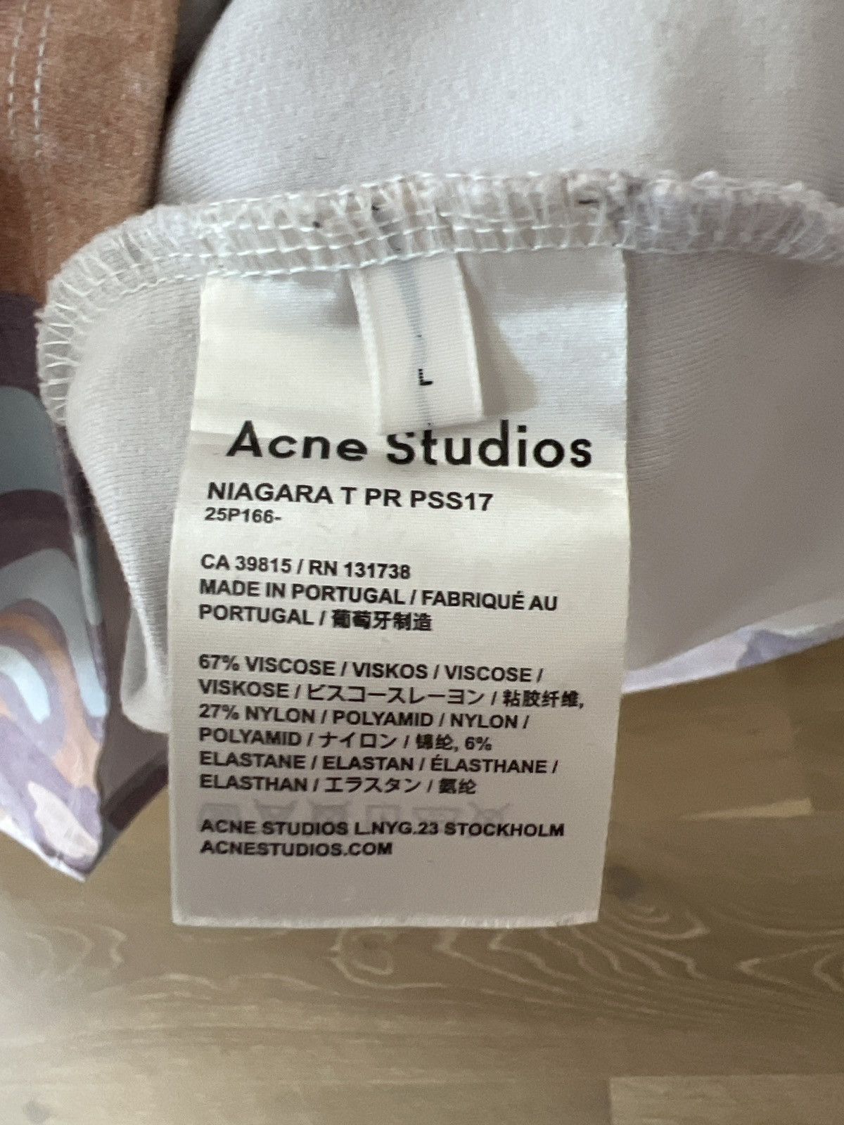 Acne Studios Acne Studios Neoprene Camo Tee Size US L / EU 52-54 / 3 - 3 Thumbnail