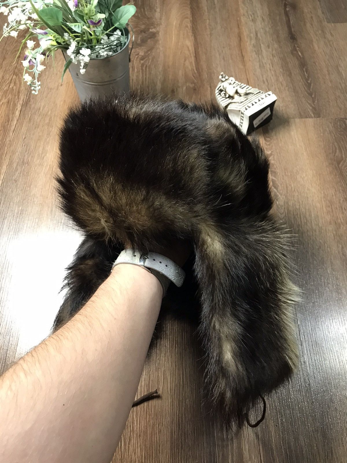 20471120 × Vintage Vintage 90s Alt Beanie Mohair buymypiece furry American vtg Size ONE SIZE - 3 Thumbnail