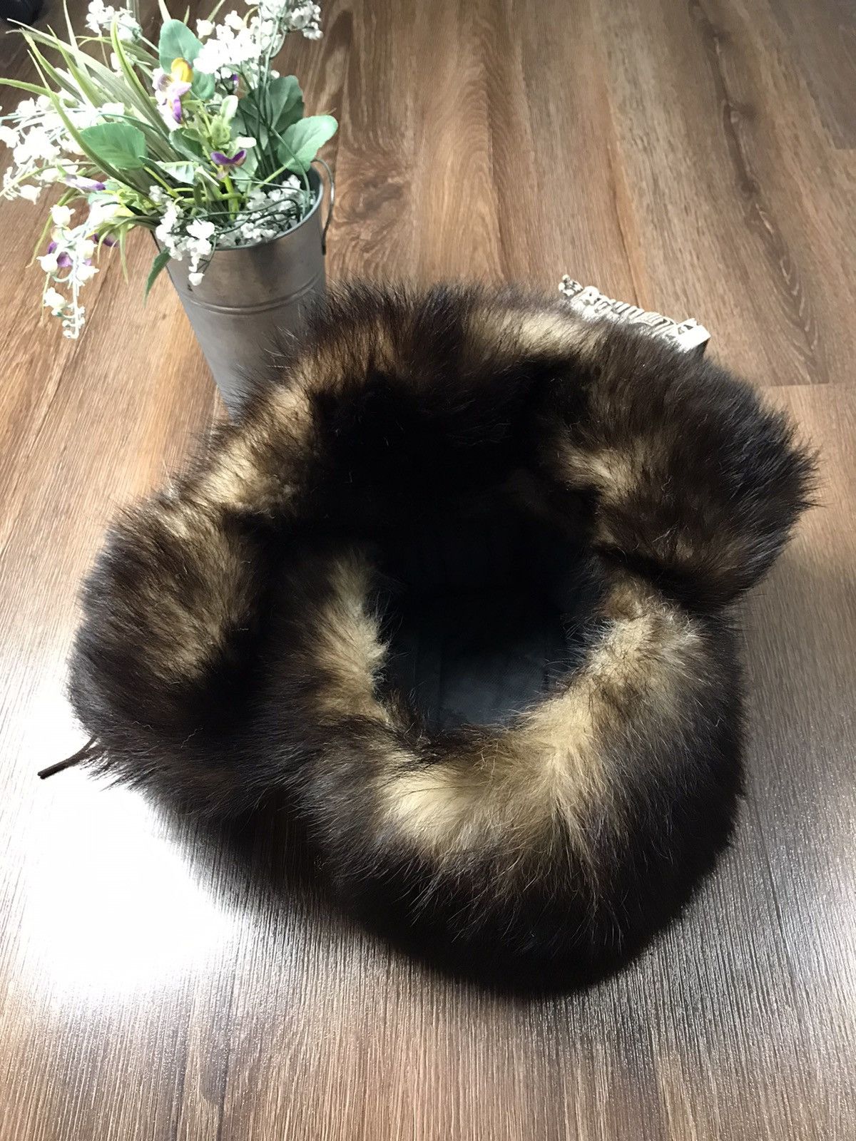 20471120 × Vintage Vintage 90s Alt Beanie Mohair buymypiece furry American vtg Size ONE SIZE - 5 Thumbnail