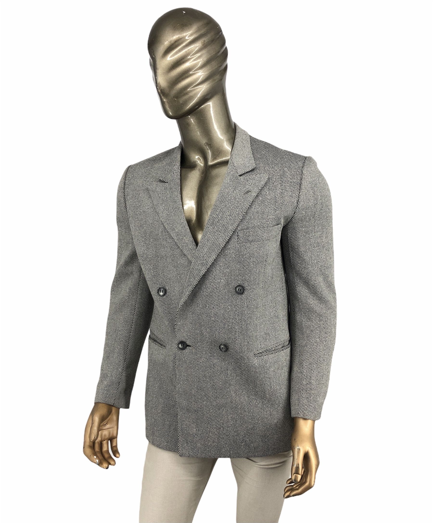 Pierre Cardin PierreCardin M/L Blazer Jacket Double Breasted Wool Classic Size US M / EU 48-50 / 2 - 1 Thumbnail