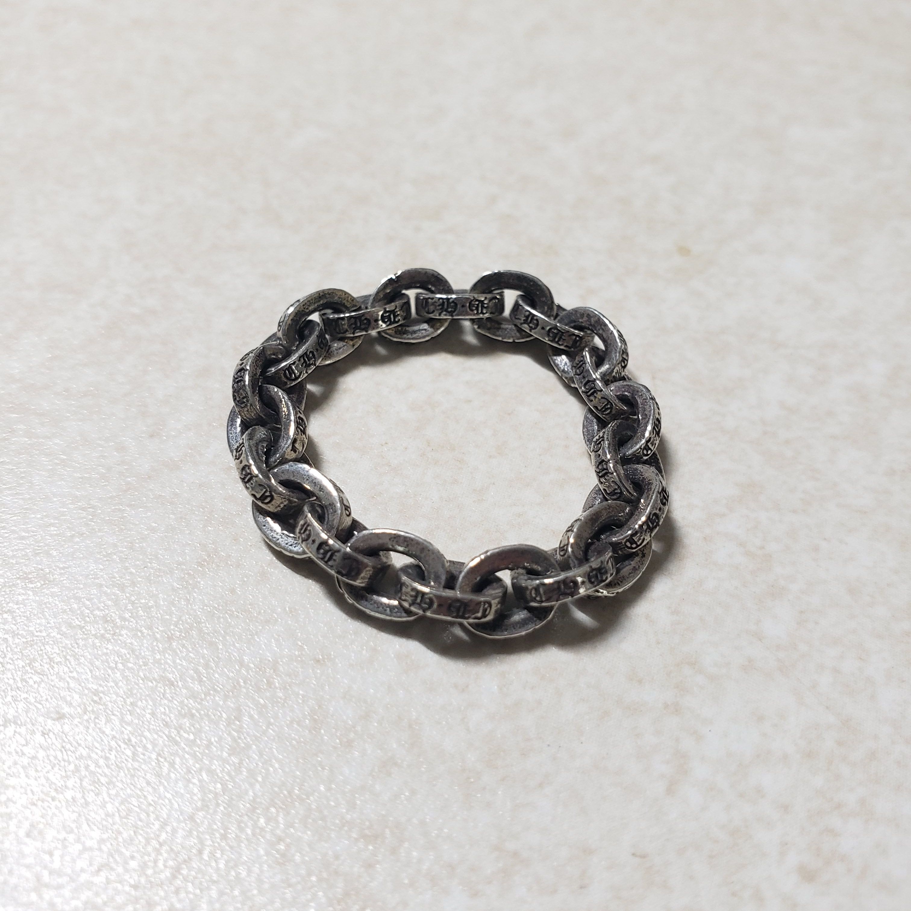 Chrome Hearts Chrome Hearts Paper Chain Ring | Grailed
