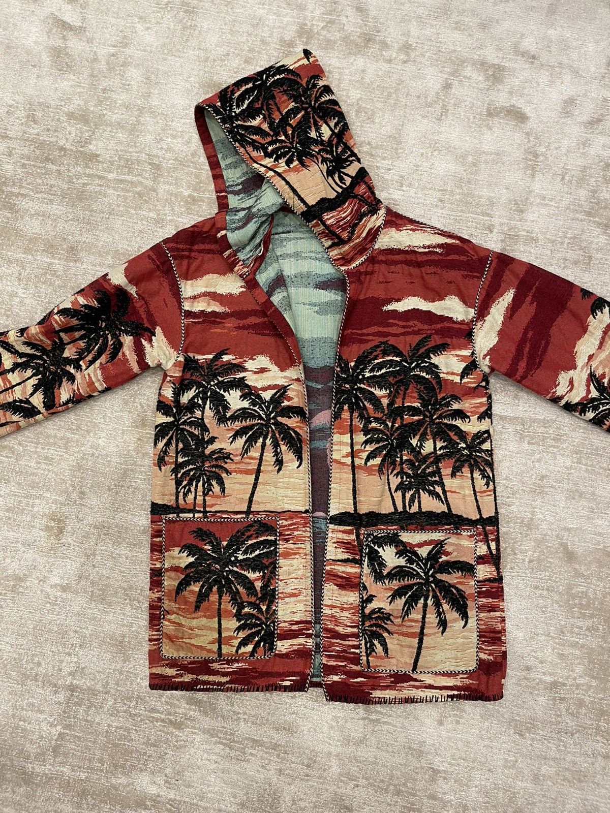 Hedi Slimane × Saint Laurent Paris Surf Sound Palm tree jacket Size US M / EU 48-50 / 2 - 3 Thumbnail