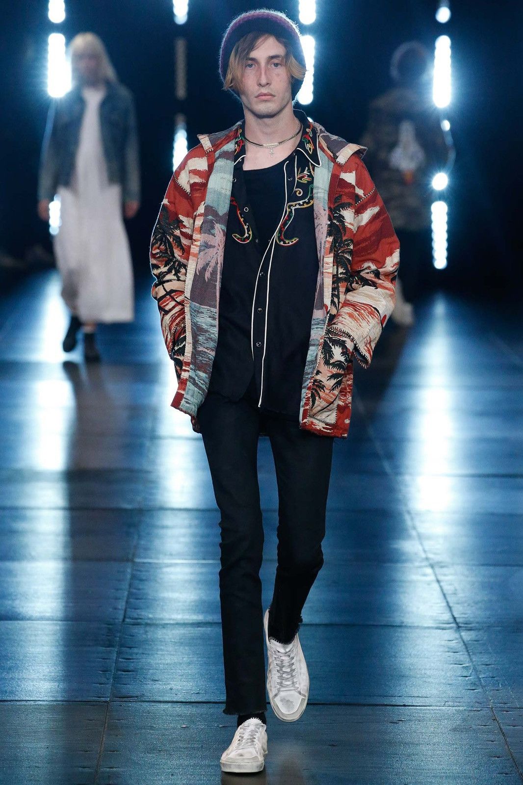 Hedi Slimane × Saint Laurent Paris Surf Sound Palm tree jacket Size US M / EU 48-50 / 2 - 16 Thumbnail