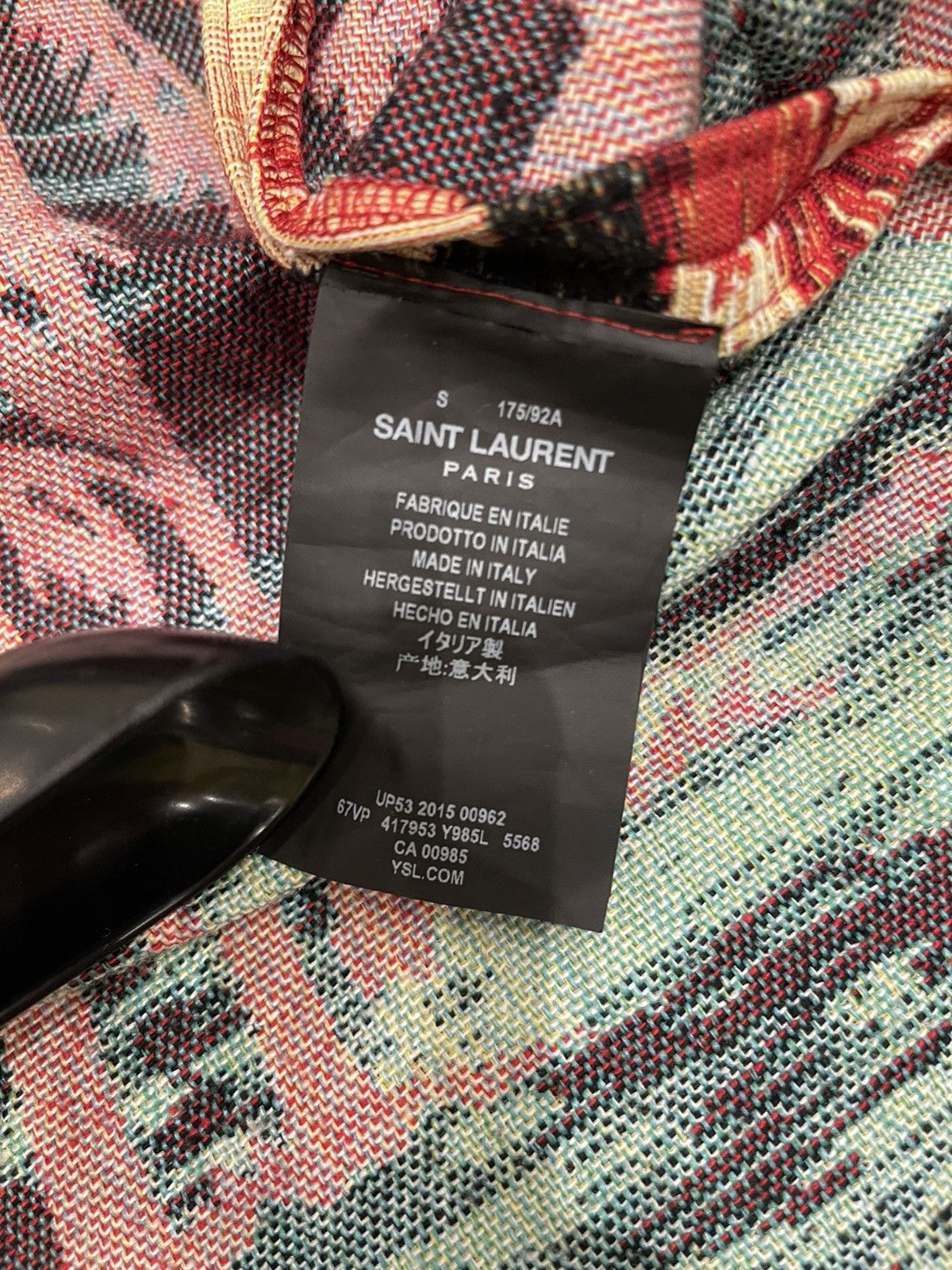 Hedi Slimane × Saint Laurent Paris Surf Sound Palm tree jacket Size US M / EU 48-50 / 2 - 14 Thumbnail