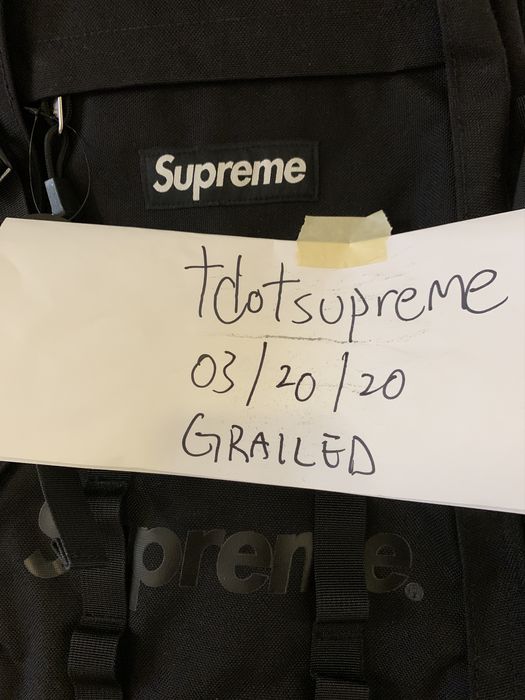 Supreme 1000 denier hot sale cordura backpack black