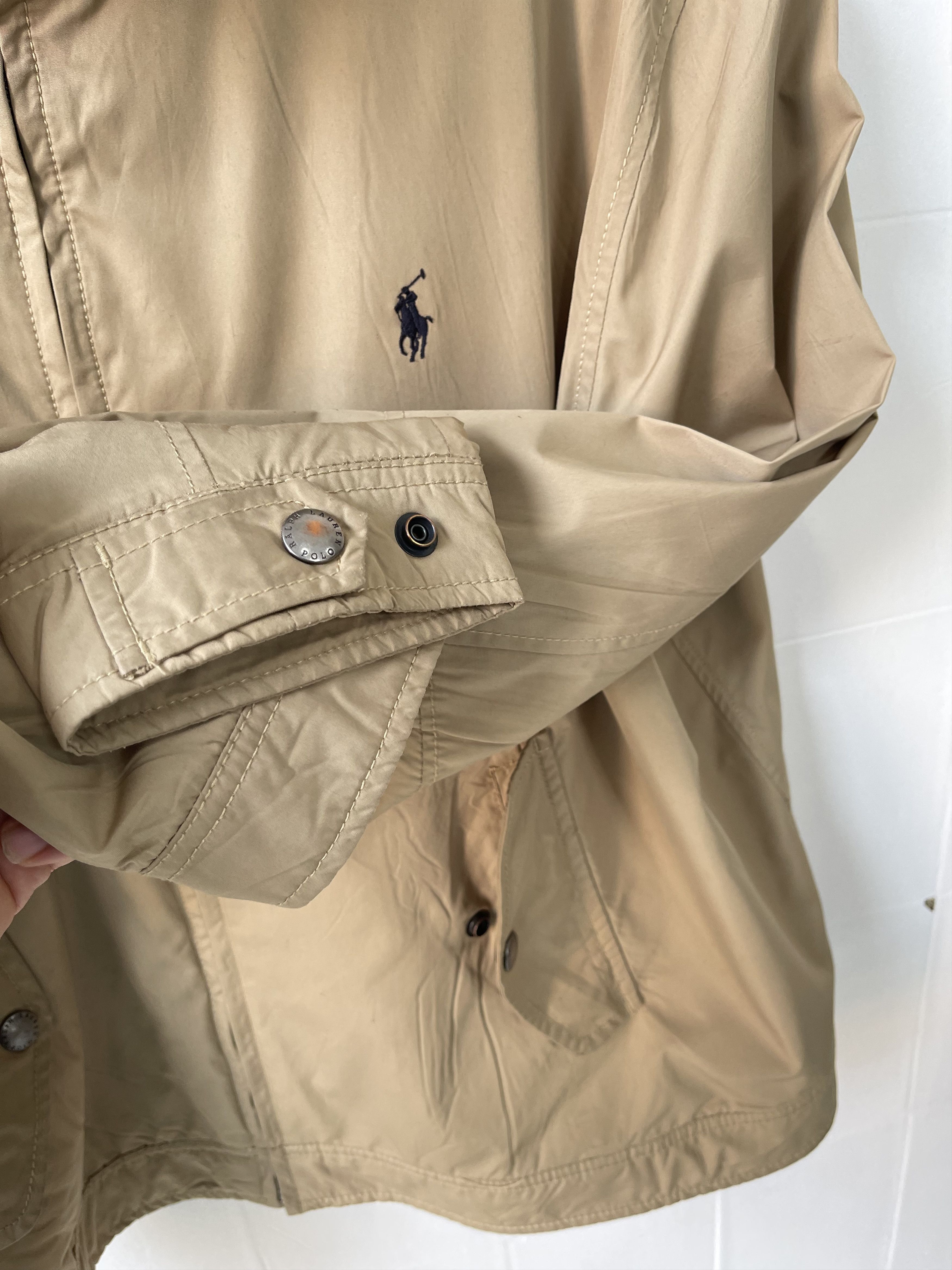 Polo Ralph Lauren Windbreaker jacket ralph Lauren size xl beige hooded Size US XL / EU 56 / 4 - 10 Thumbnail