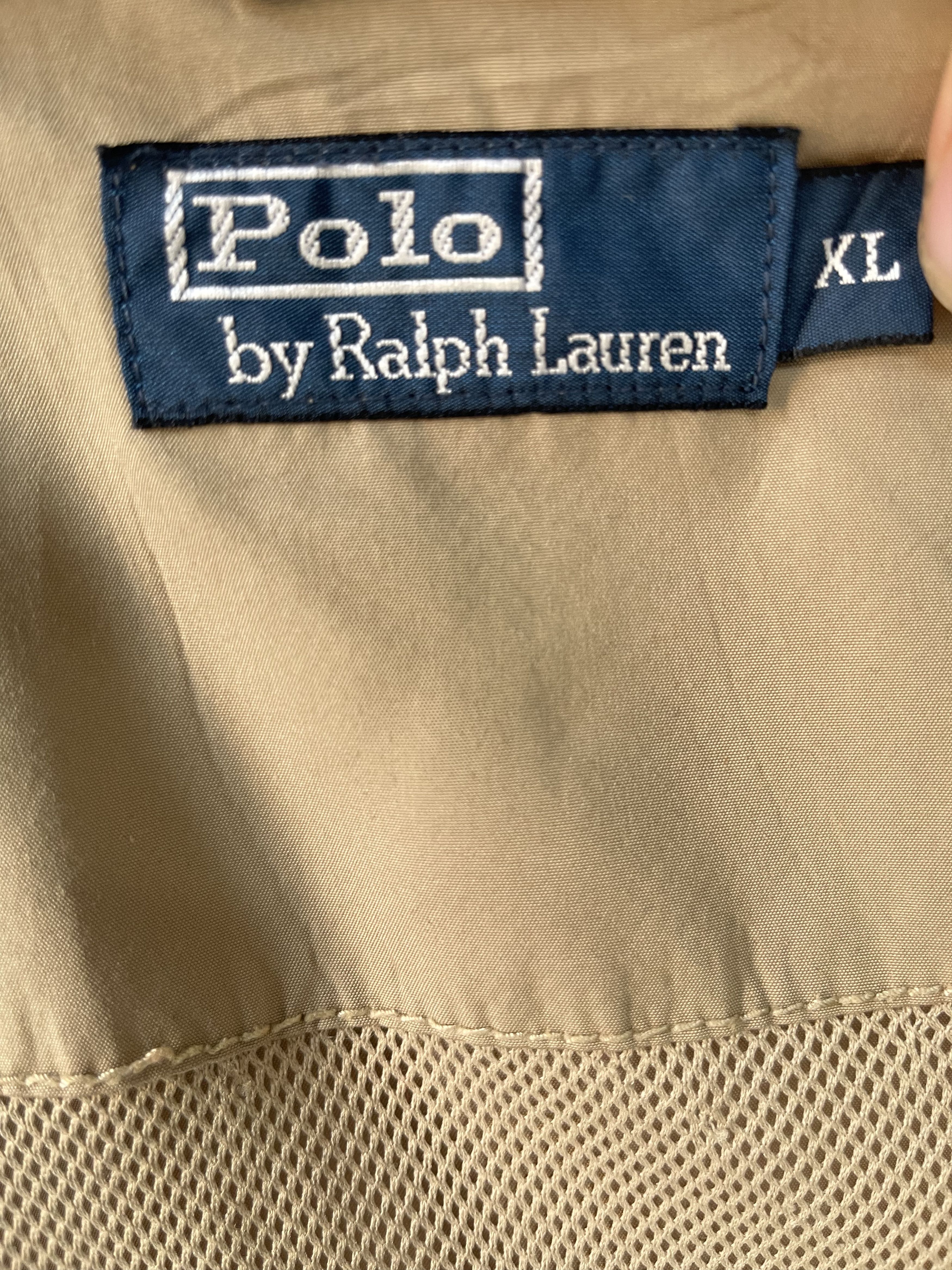 Polo Ralph Lauren Windbreaker jacket ralph Lauren size xl beige hooded Size US XL / EU 56 / 4 - 3 Thumbnail