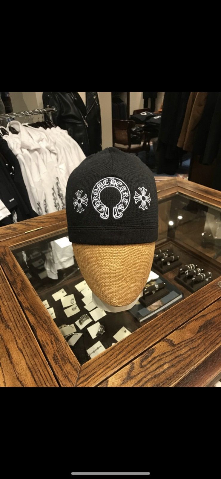 Chrome Hearts Horseshoe Skull Cap Beanie
